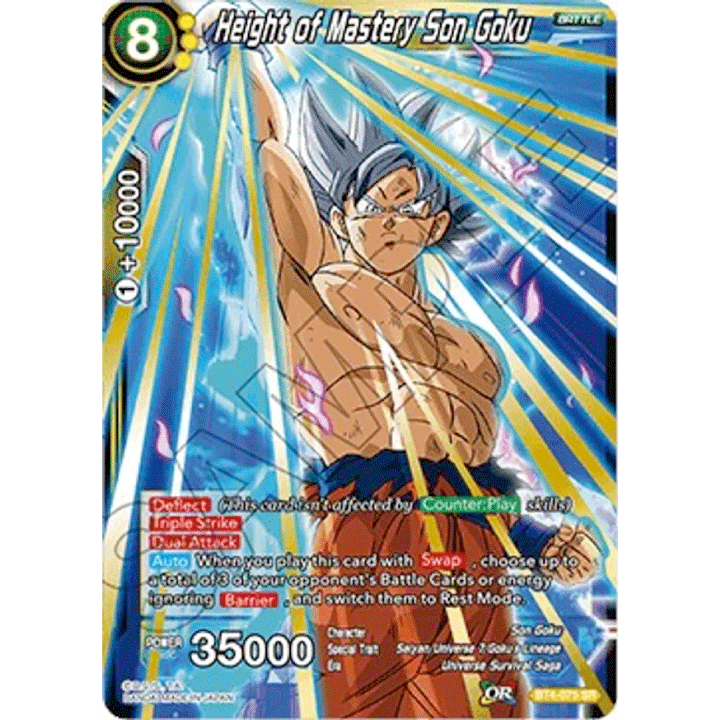 Height of Mastery Son Goku