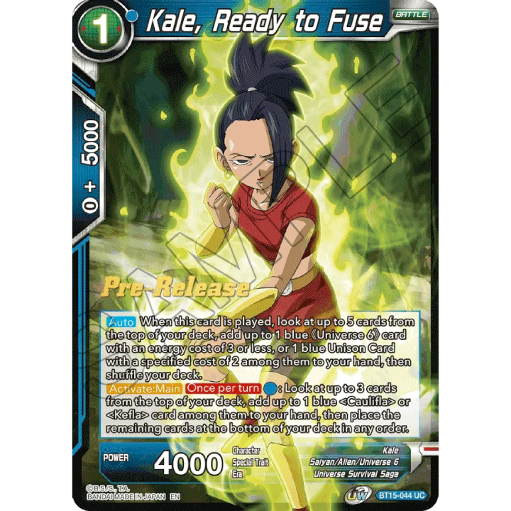 Kale, Ready to Fuse (PRE)