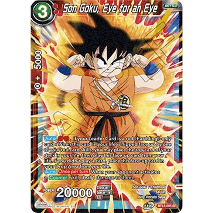Son Goku, Eye for an Eye