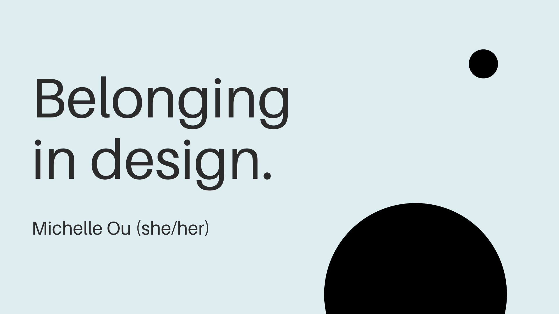 Belonging in design