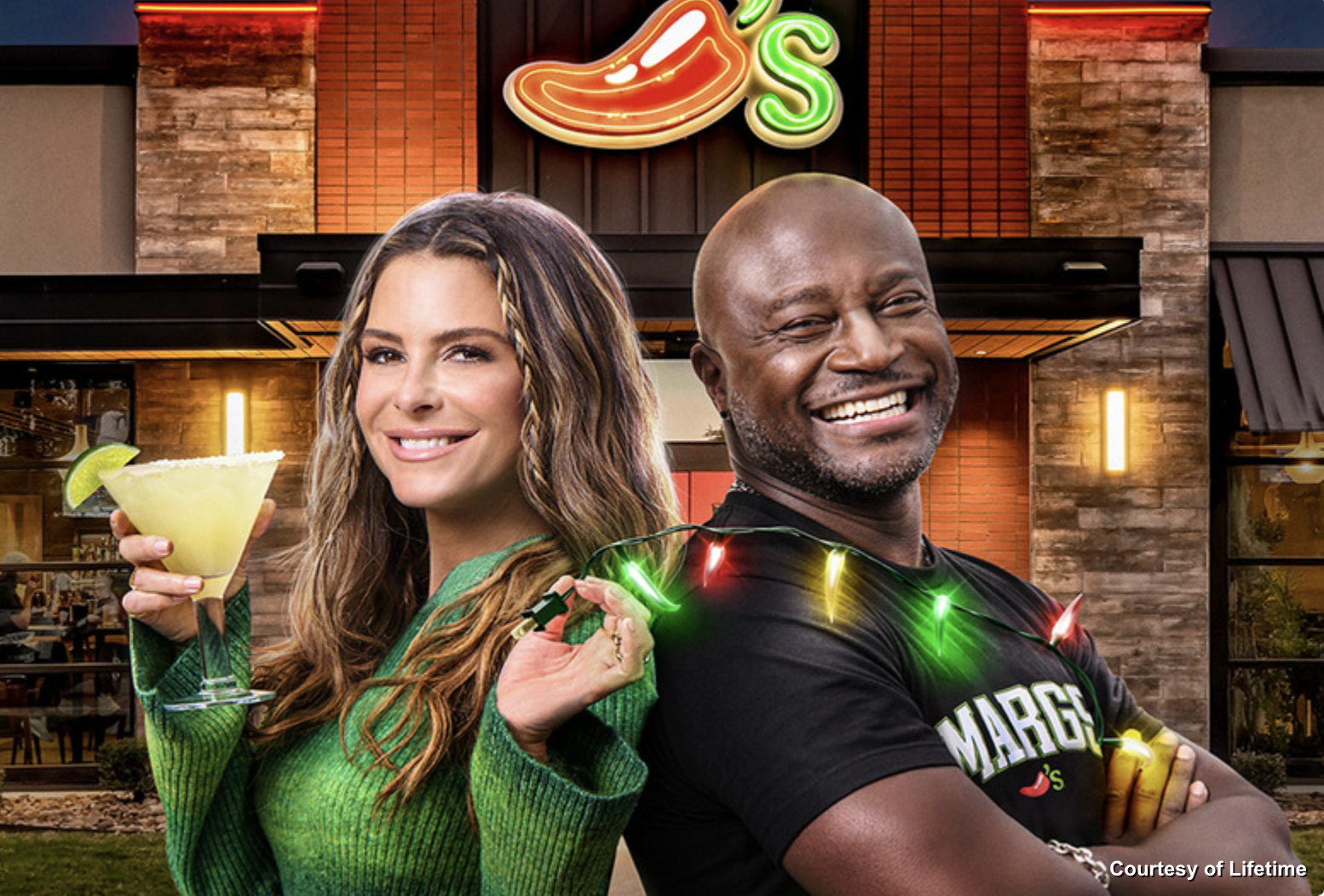 Maria Menounos in Chili's Lifetime Movie