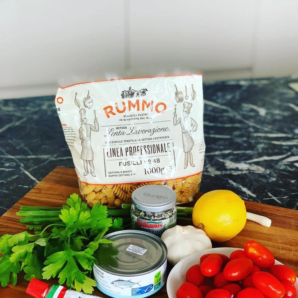 Tuna Pasta with Capers — My Ski Kitchen