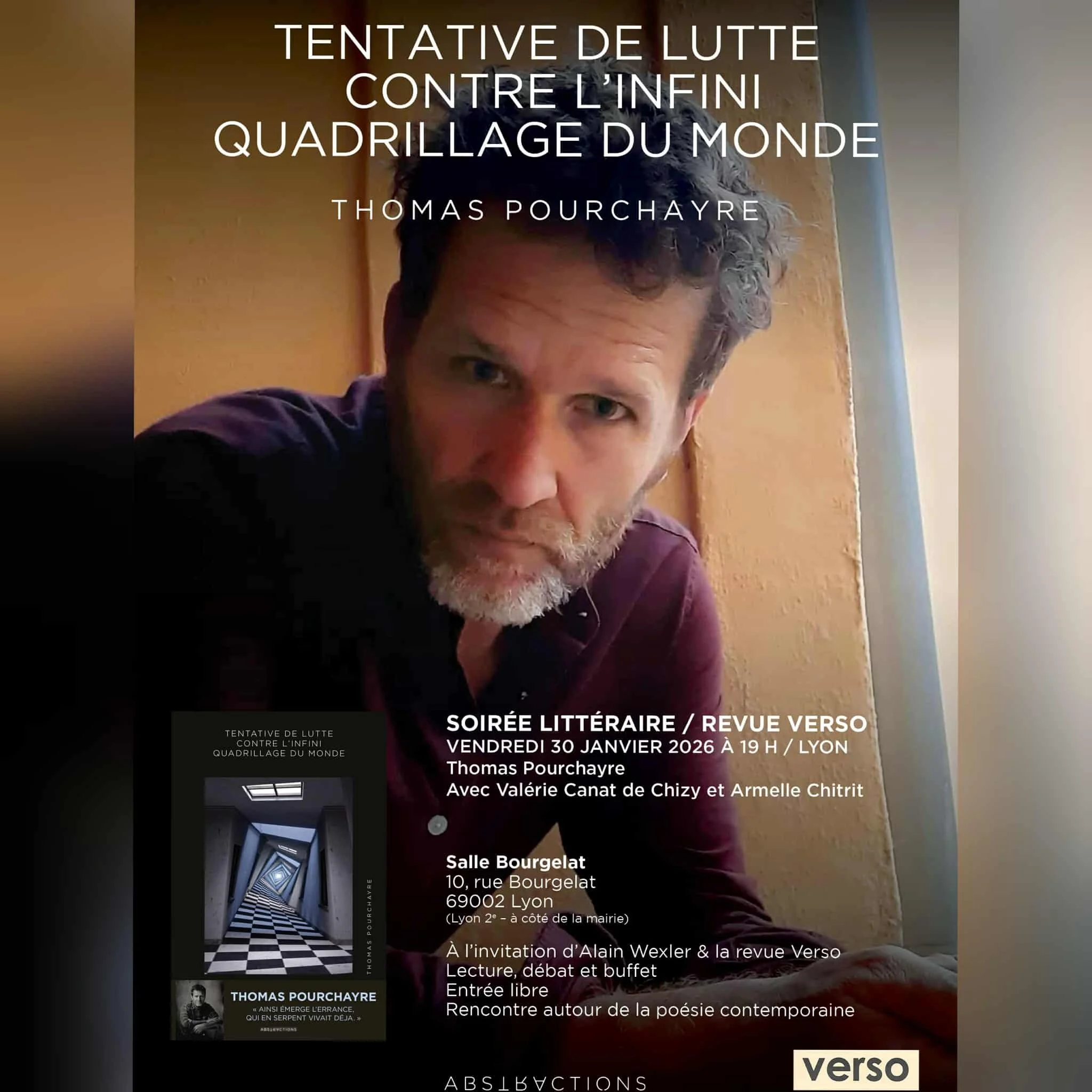 THOMAS POURCHAYRE – SOIRÉE LITTÉRAIRE REVUE VERSO - LYON