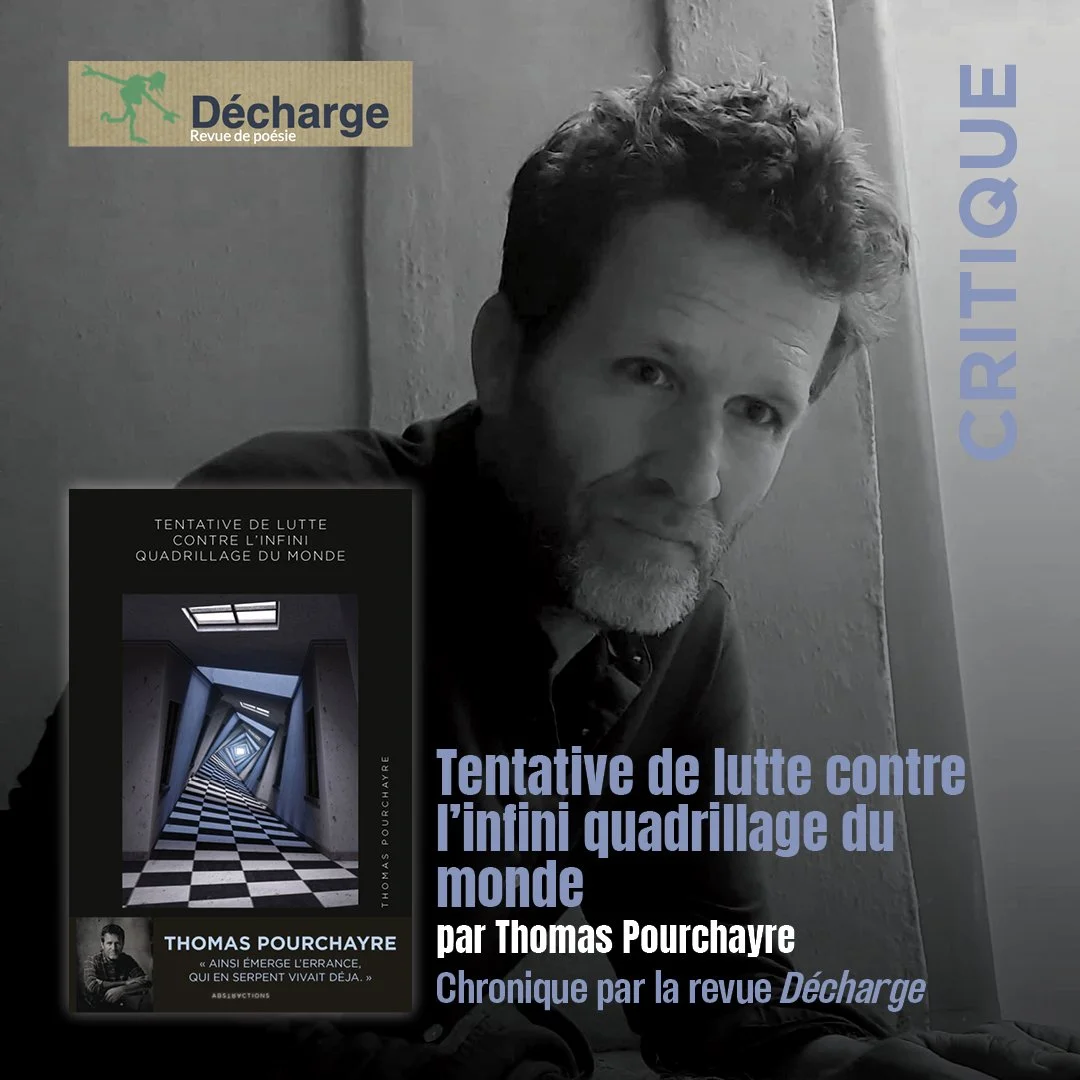 “TENTATIVE DE LUTTE CONTRE L’INFINI QUADRILLAGE DU MONDE”, DE THOMAS POURCHAYRE - CRITIQUE DANS LA REVUE DÉCHARGE