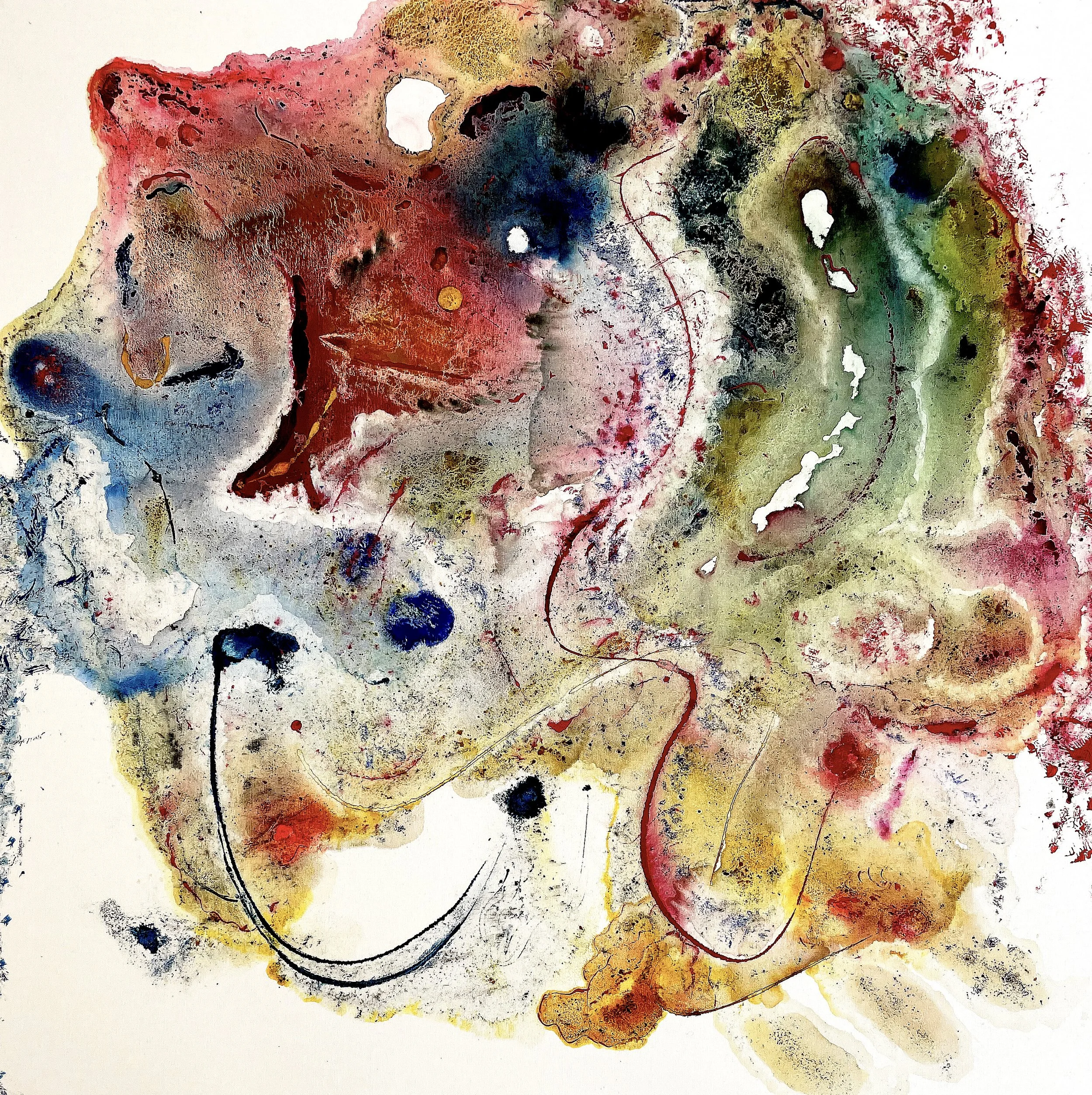Astarot, 2022,
Mixed media on canvas,
140 x 140 cm 