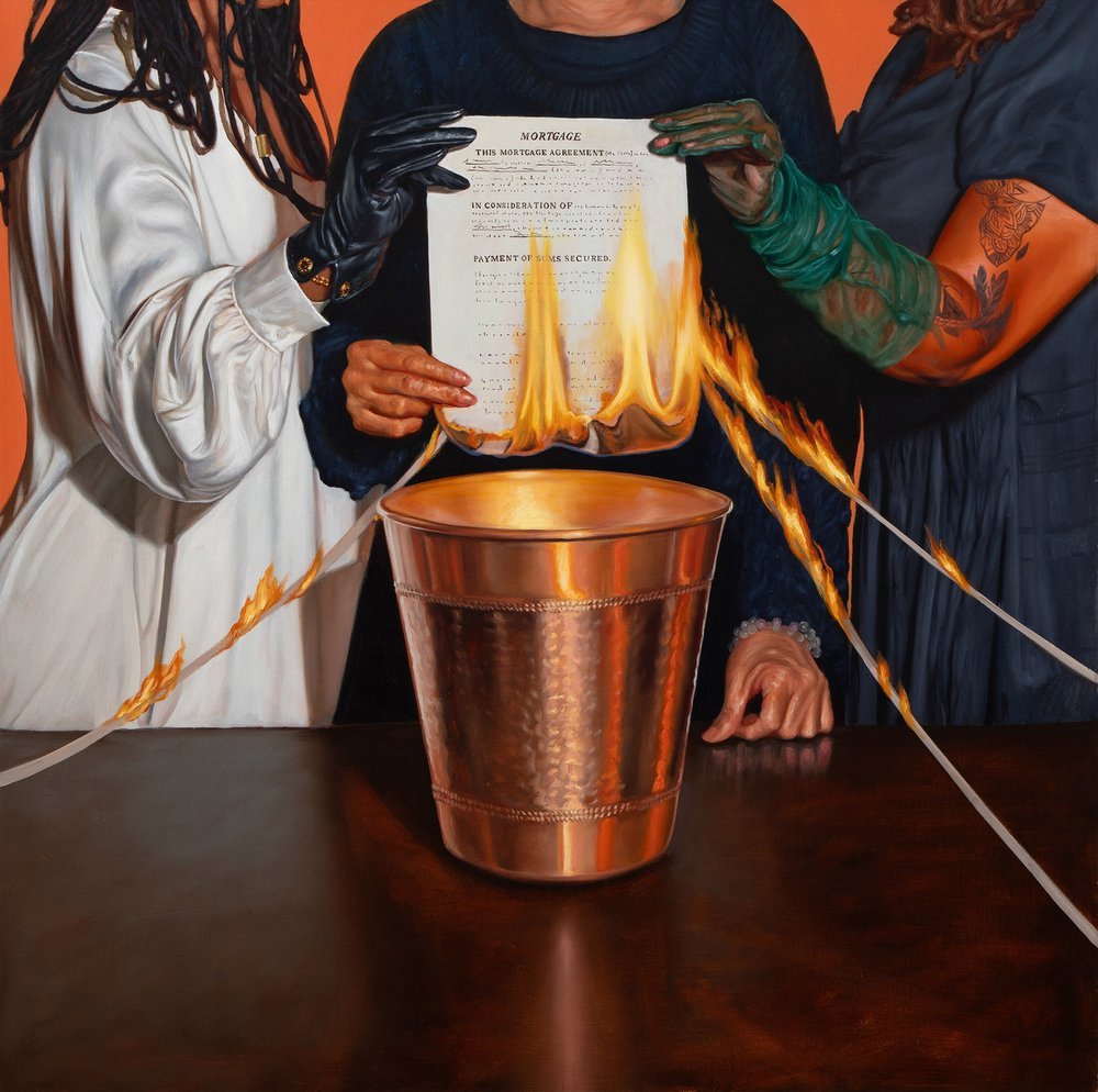 Mario Moore, Mortgage burning © Sakhile and me