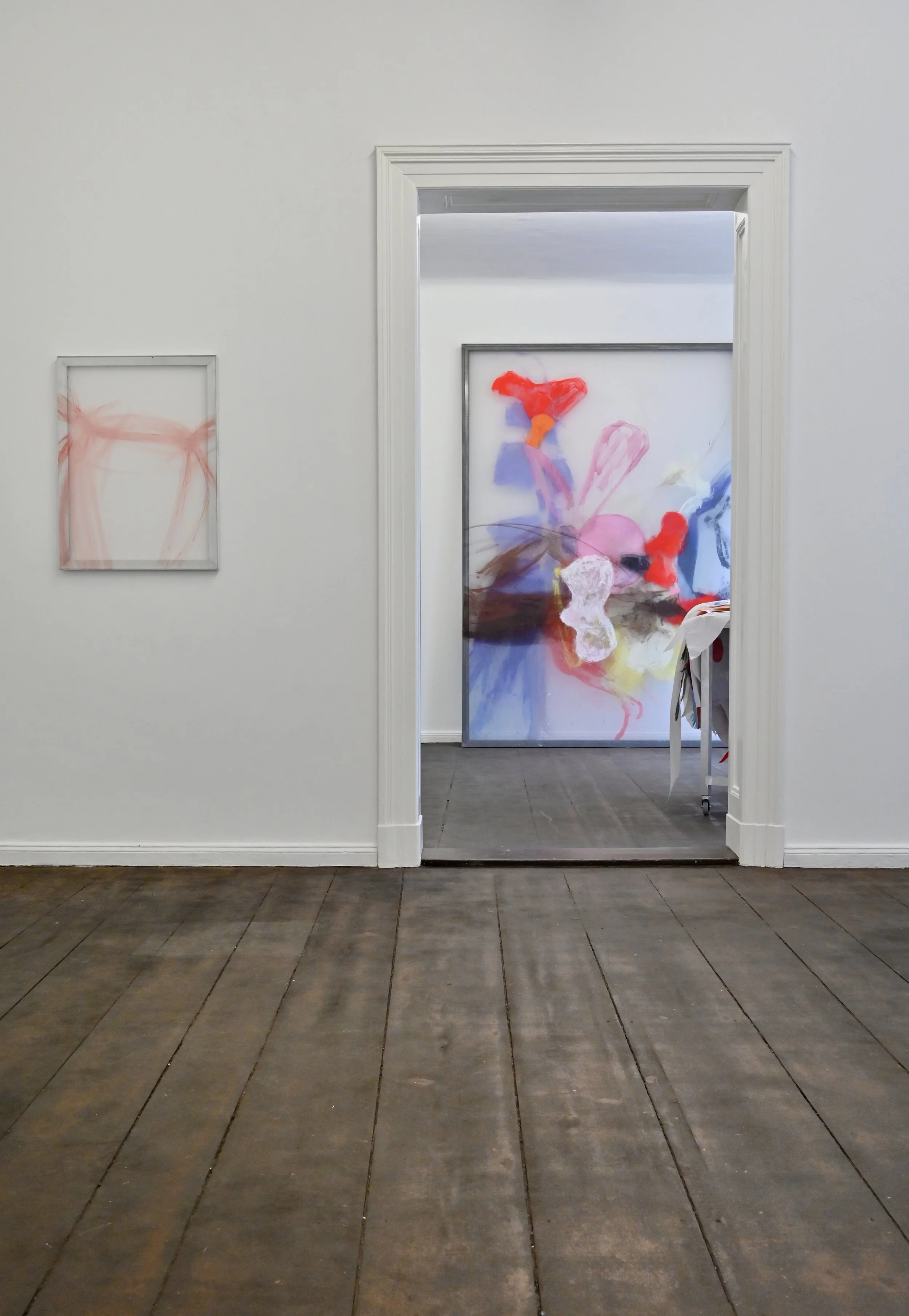 1) Sarah Loibl, Stapel 2 / Stack 2, 2019, Schöne Frisur / Nice hairstyle, 2022, Foto: Michael Lüder
