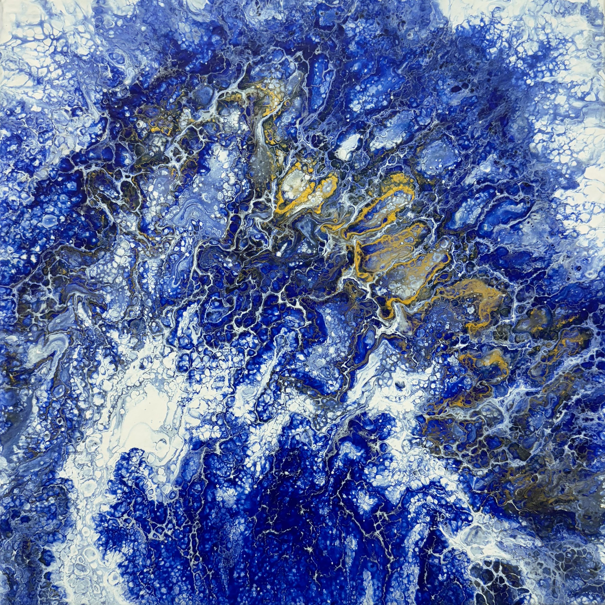 golden river - 30cm x 30cm