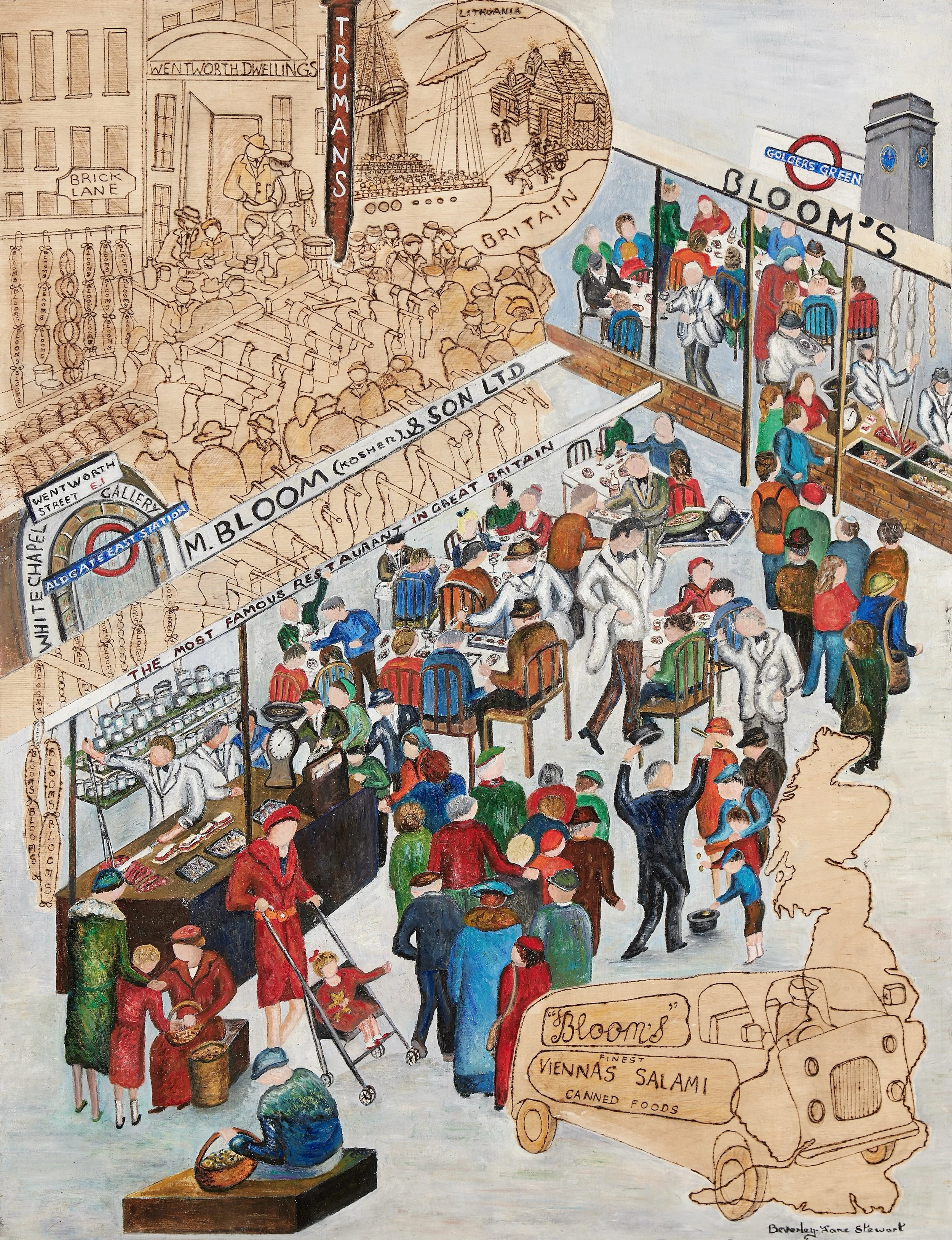 &ldquo;The story of Blooms Restaurant&rdquo; Book Cover