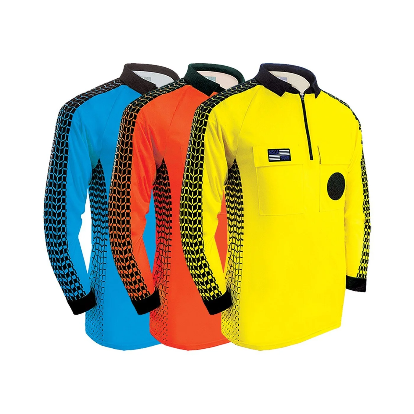 soccer referee jersey long sleeve
