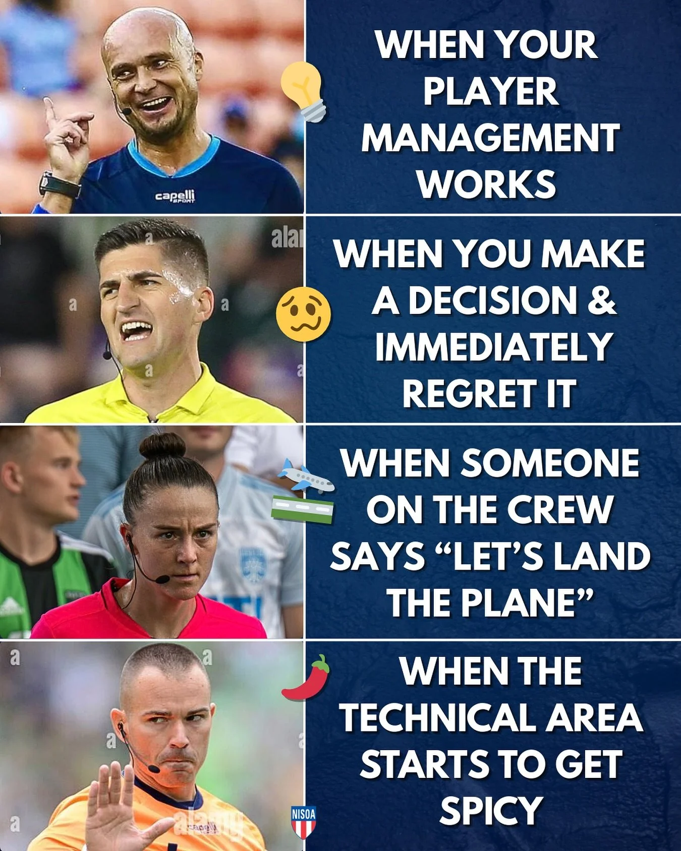 It&rsquo;s time for our NISOA Mid-Week Mood Board&hellip;how we feeling yall!?😉🏟️✨😎

#nisoa