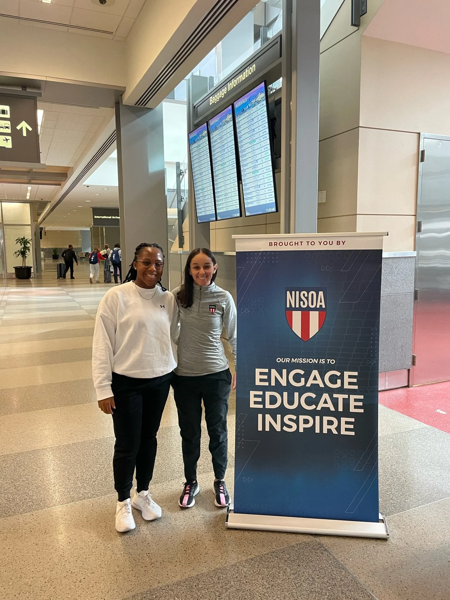 Attendee Airport Arrivals✈️⚽️🧳 #nisoa