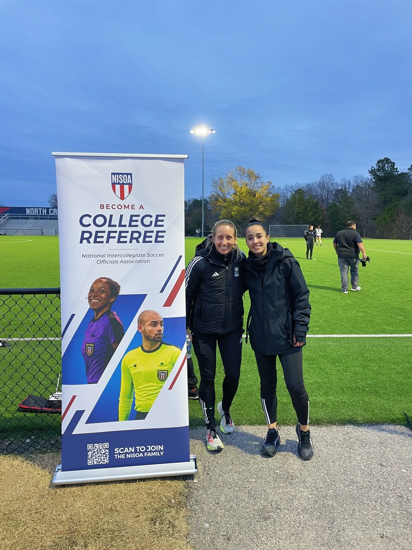 The stars inspiring the next generation at The NCFC Showcase⭐️⚽️
💫 Tori Penso
💫 Katia Itzel Garcia 
FIFA Katia Itzel Garcia who recently officiated at the U20 Men&rsquo;s World Cup discusses the player to referee pathway with players competing at t