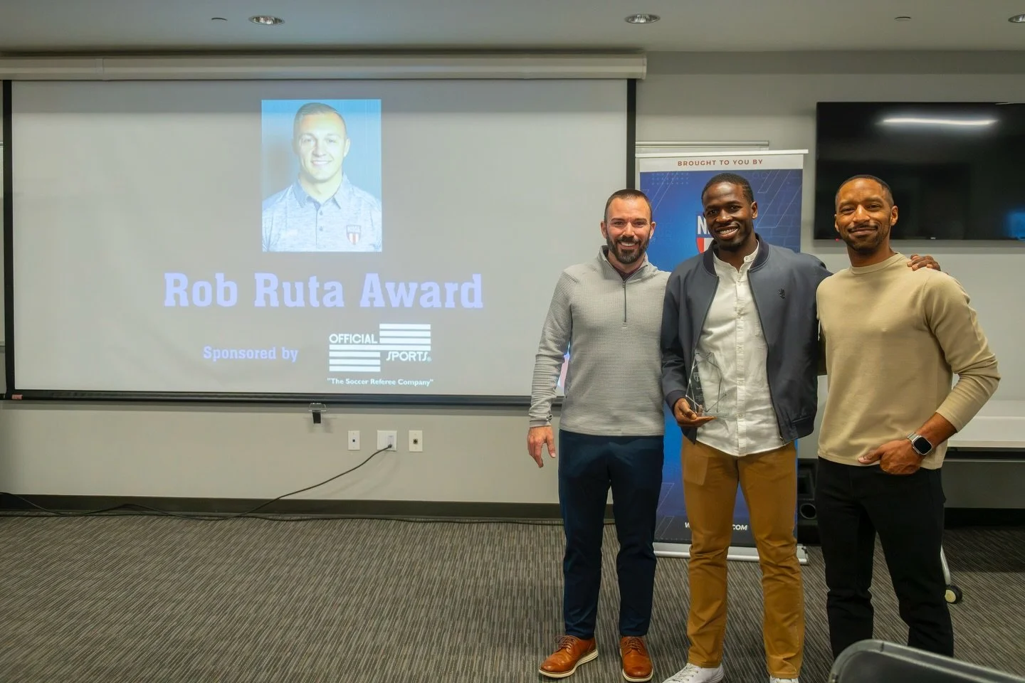 NISOA is honored to present the inaugural Rob Ruta Award to Promise Adebayo-Ige🎖️⚽️❤️

It is only fitting to honor Rob Ruta, our inaugural class champion, and create an award dedicated in his honor to celebrate similar leaders in our community. This