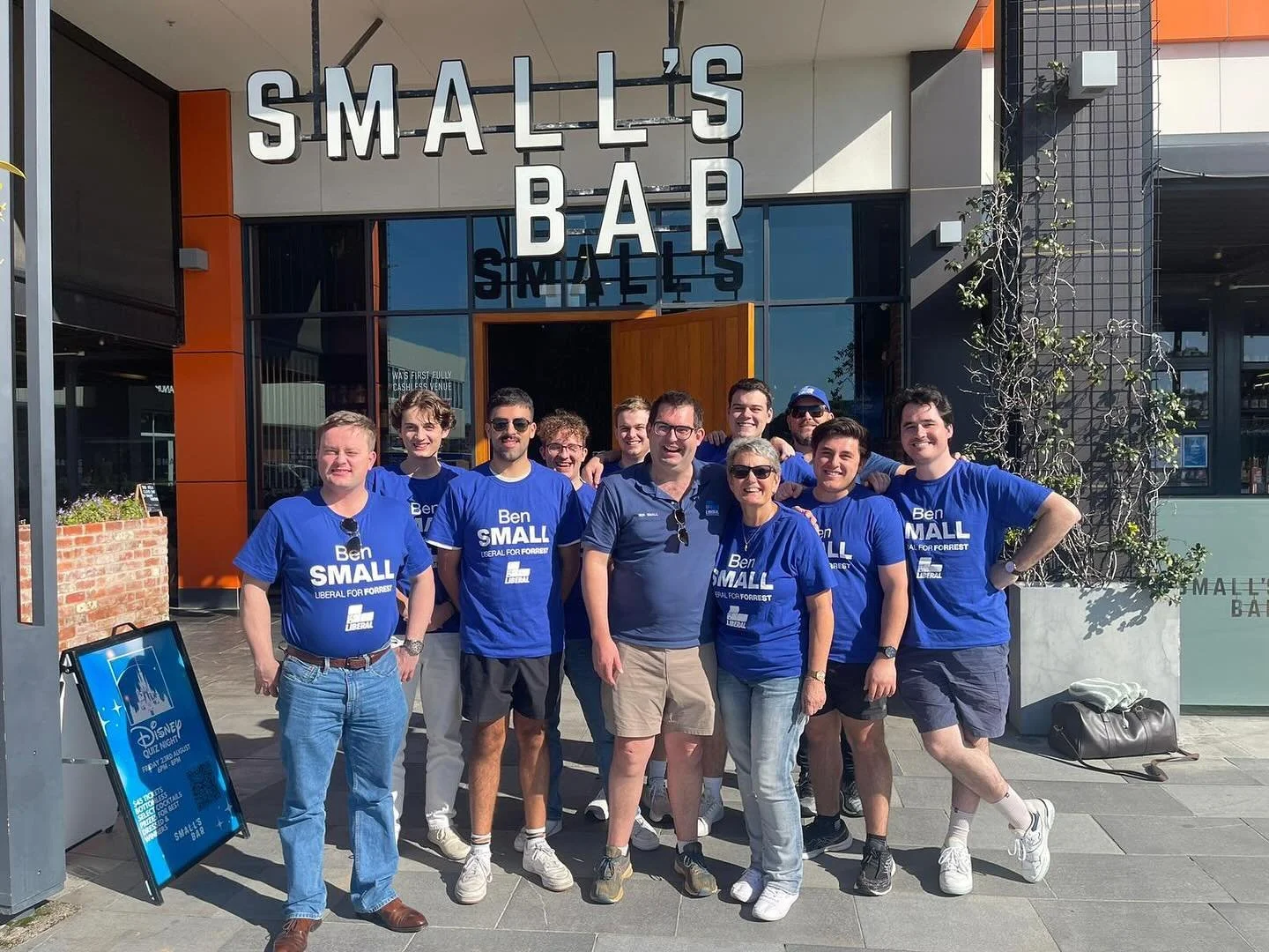 WA Young Liberals campaign with Ben Small, Liberal for Forrest, 2024