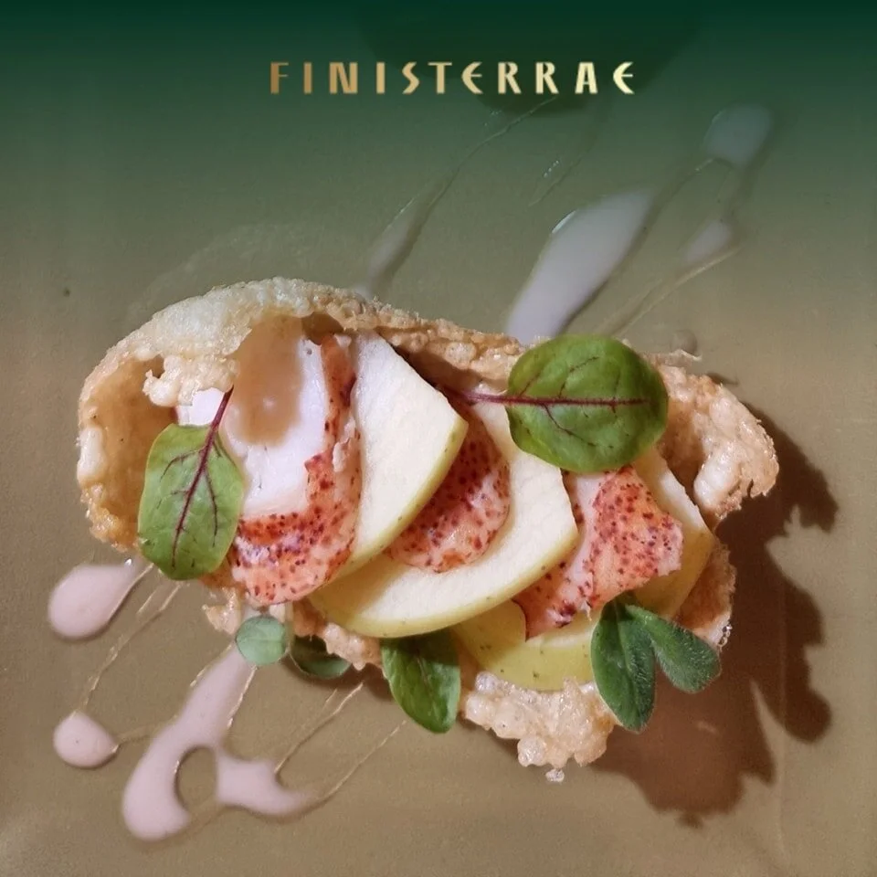 Cenone di Capodanno.
∙∙∙∙∙ I nostri primi due antipasti vengono dal mare, ∙∙∙∙∙∙
Strati di astice, mela e zeste di bergamotto servito su un letto di chips di riso.
www.finisterraefirenze.com/capodanno
#capodanno2024 #capodanno #newyearseve #newyear