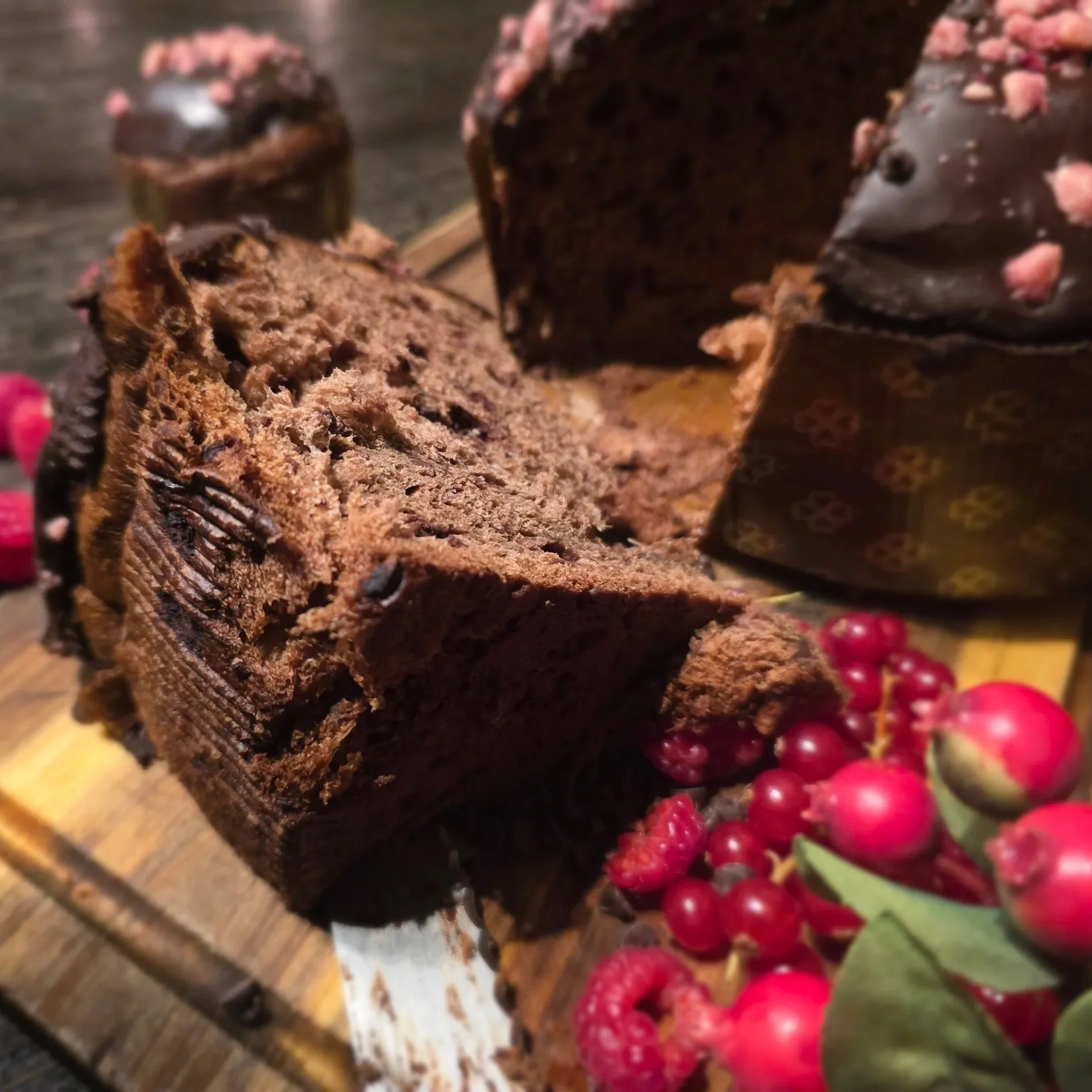 Panettone Cioccolato e Lampone Finisterrae