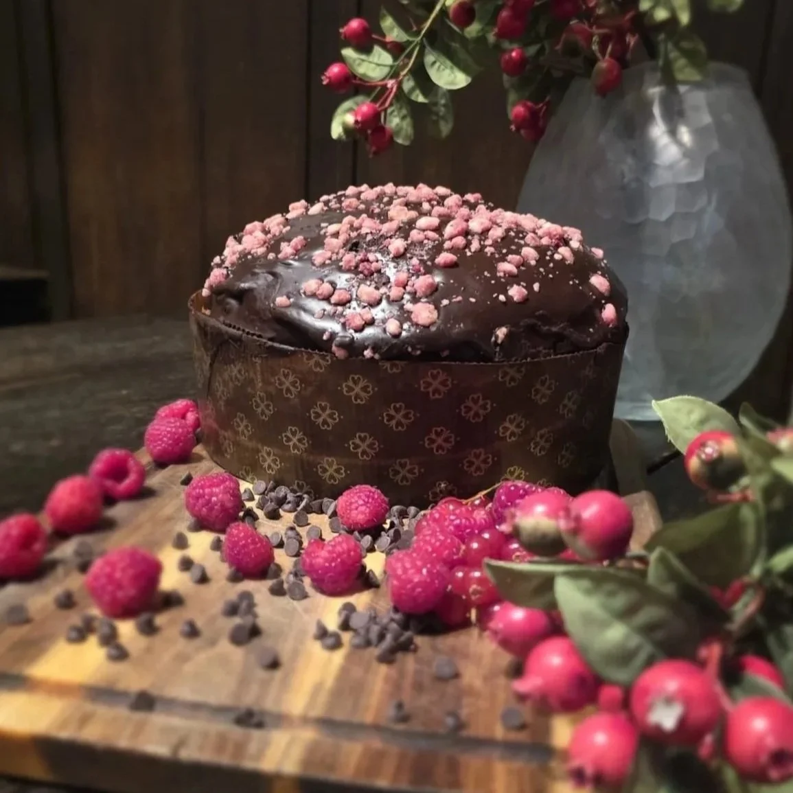 Panettone Cioccolato e Lampone Finisterrae