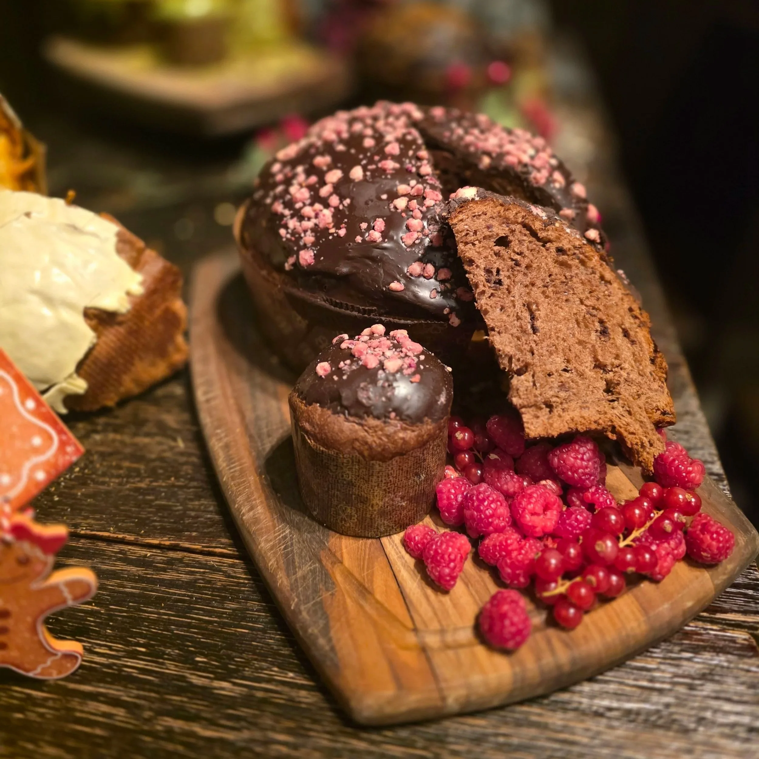 Panettone Cioccolato e Lampone Finisterrae