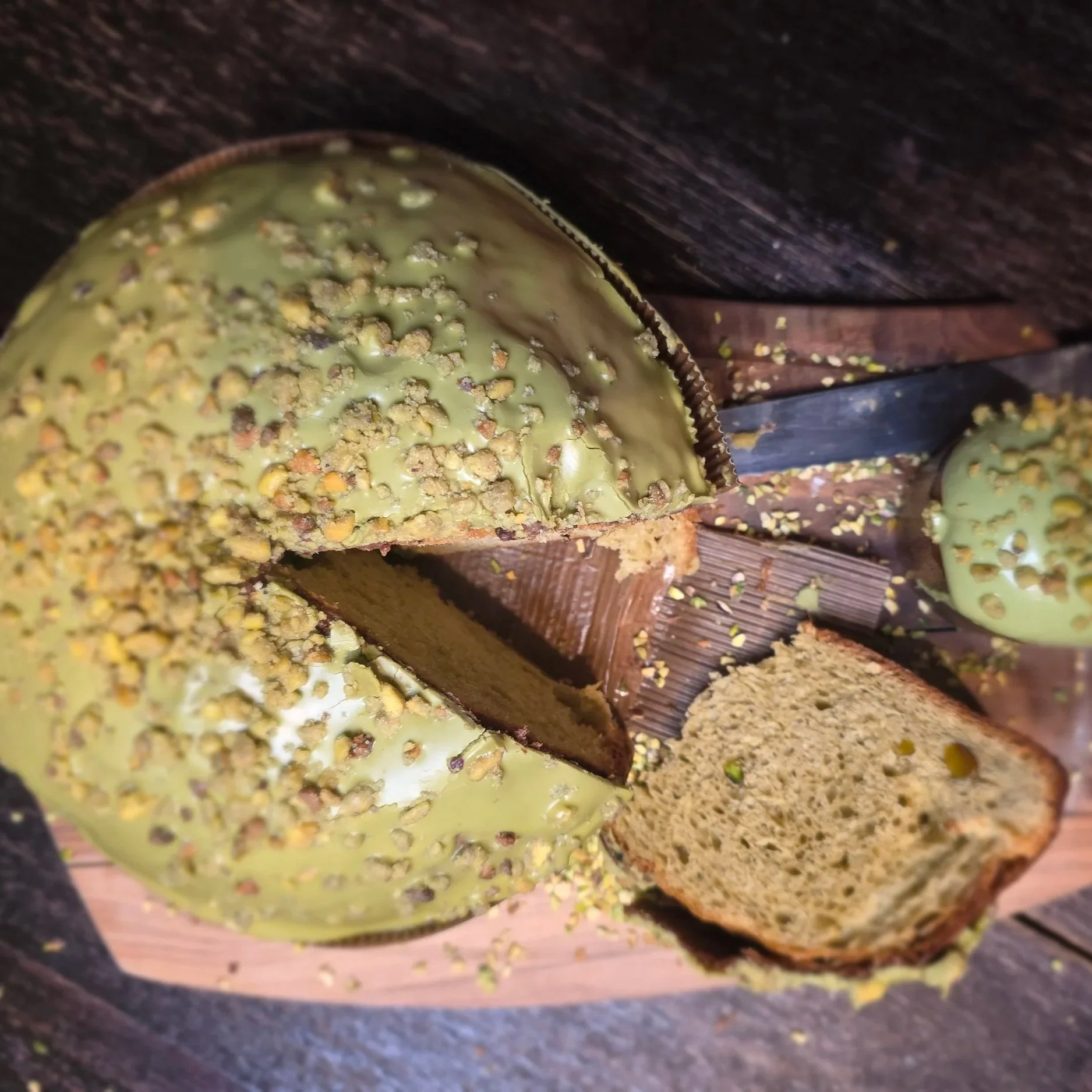 Panettone pistacchio Finisterrae