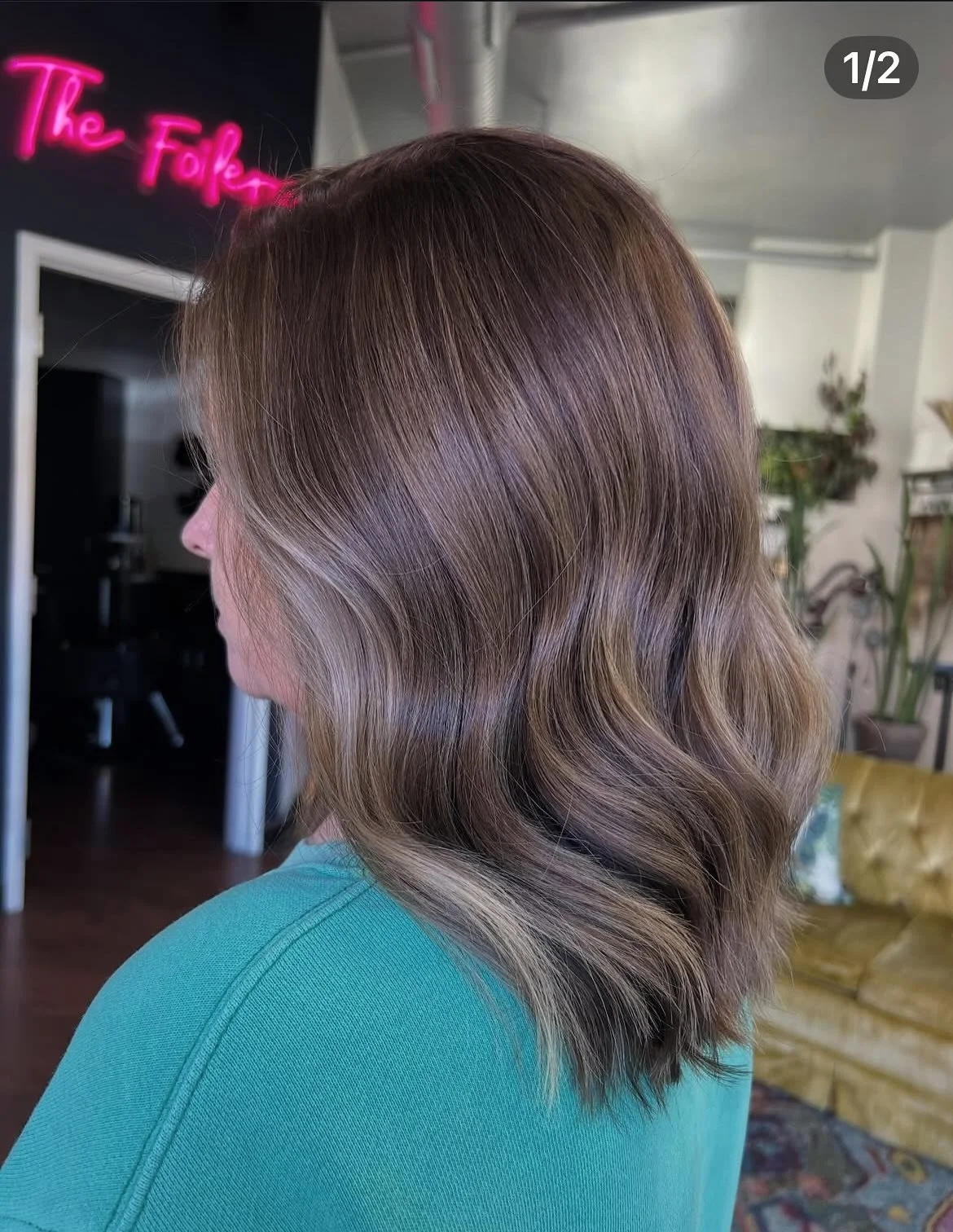 ✨Such a beautiful transformation.  Created by Heather @hhhairchronicles 
(Swipe for before)