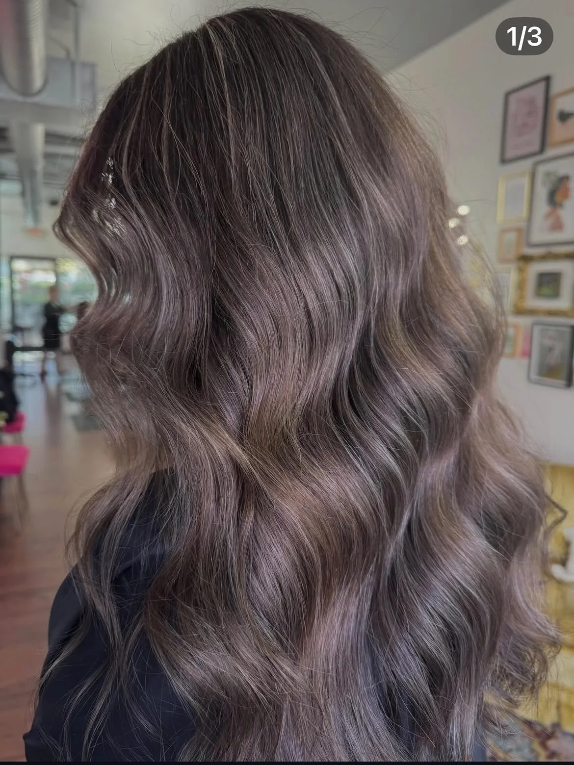✨Obsessed!  This beautiful transformation was created by Trinity @hairrbytrinityyrose 
(Swipe for before)