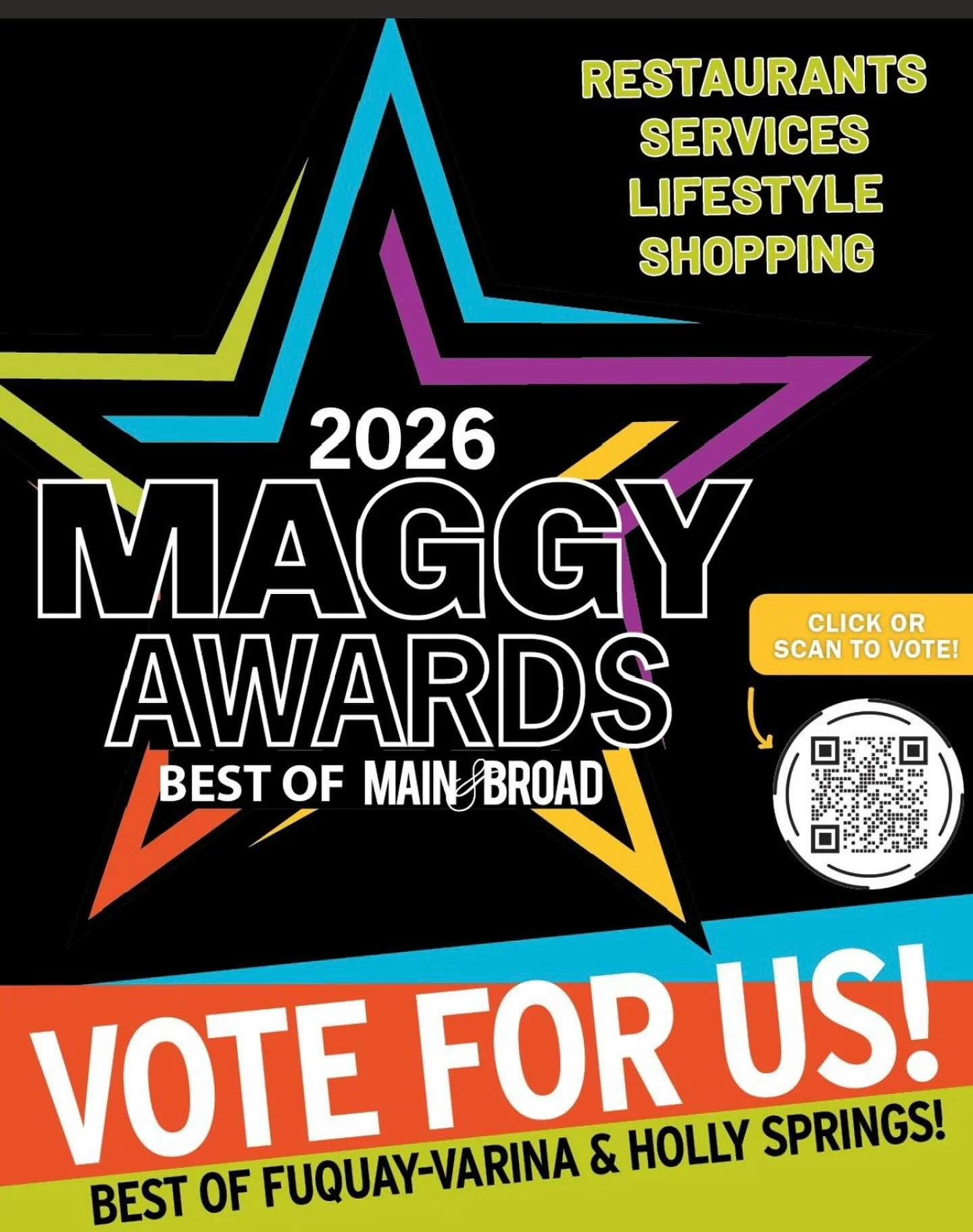 It&rsquo;s that time again!  The Maggie awards have been such an honor the last few years to be awarded.  We would love to bring this award home again for 2026 help us by voting!  Link in bio