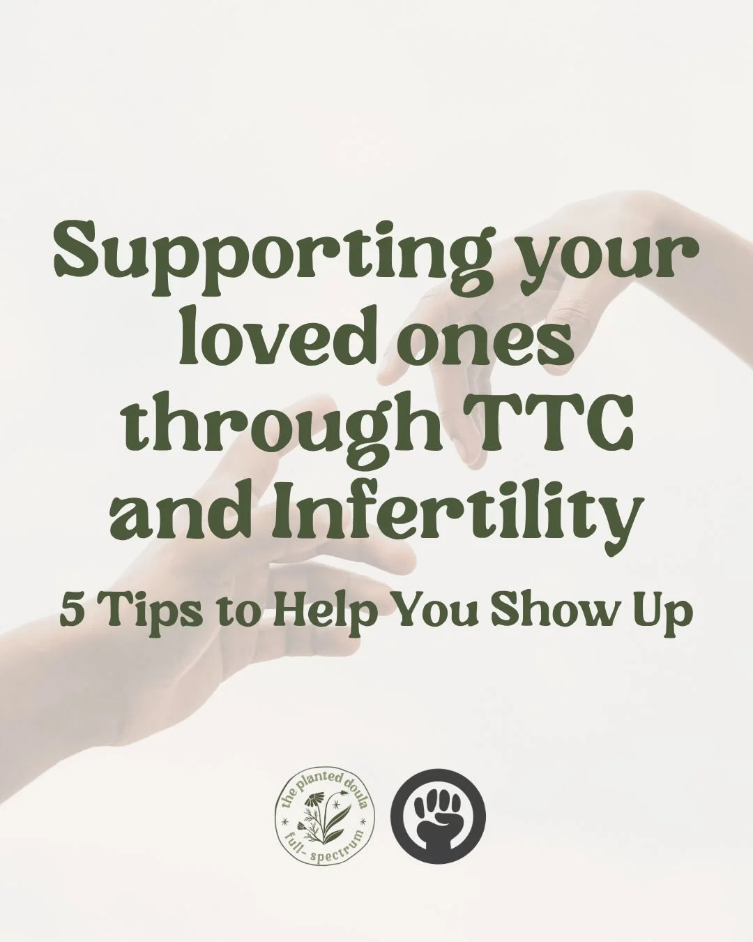 It&rsquo;s National Infertility Awareness Week in the US and Fertility Awareness Week in Canada, so today we&rsquo;re talking about supporting folks through infertility and trying to conceive (TTC).

Navigating trying to conceive can be taxing, and e