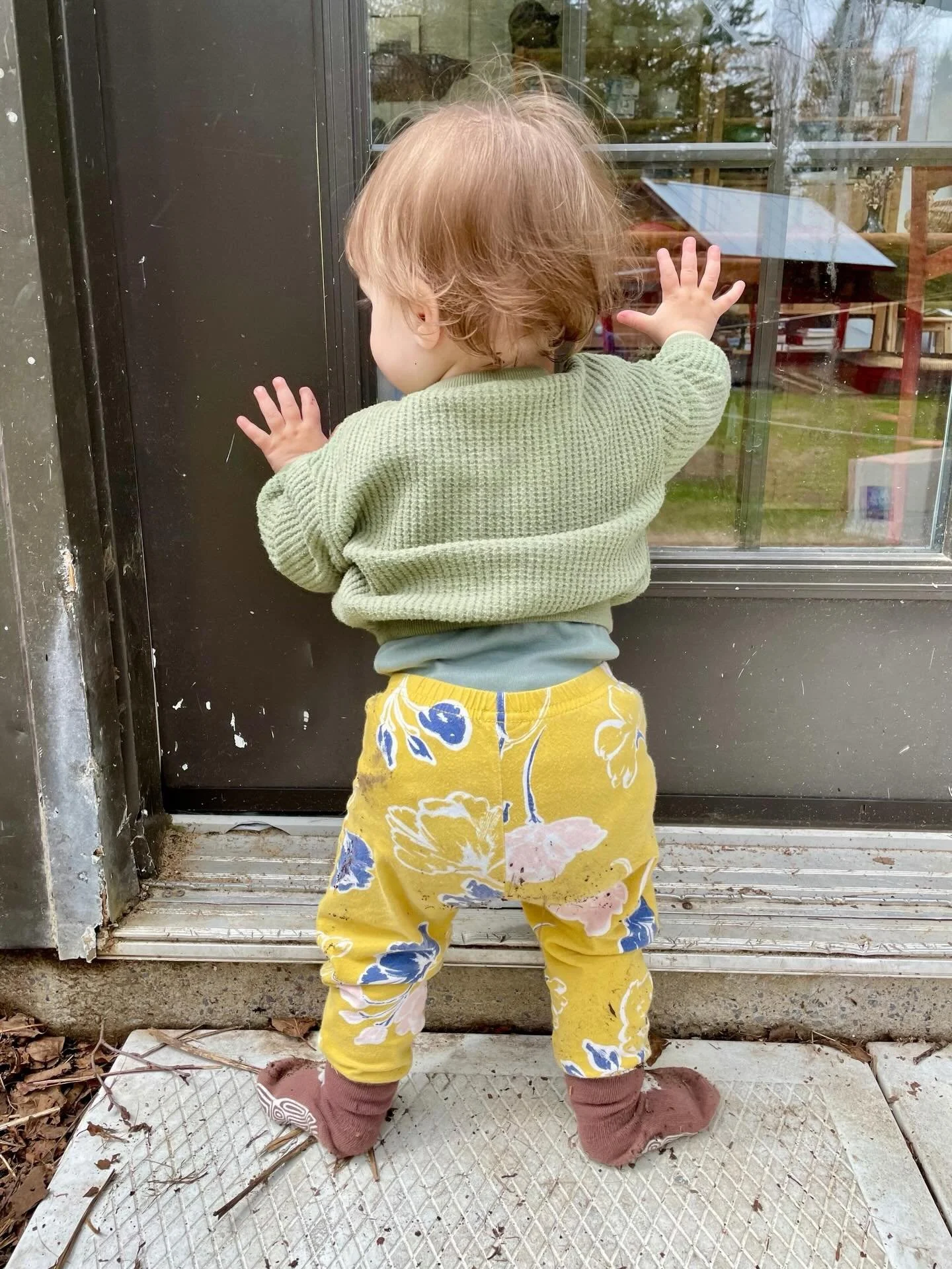 it&rsquo;s spring and my baby would like to request that we are outside all! day! long!