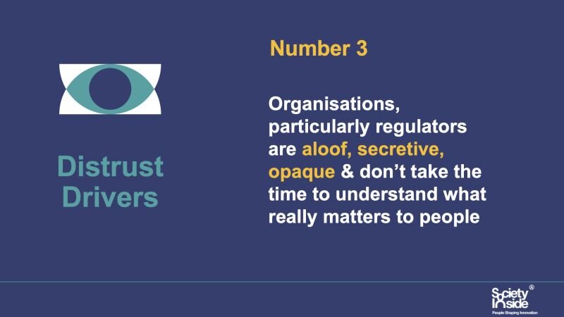 More on Distrust Drivers