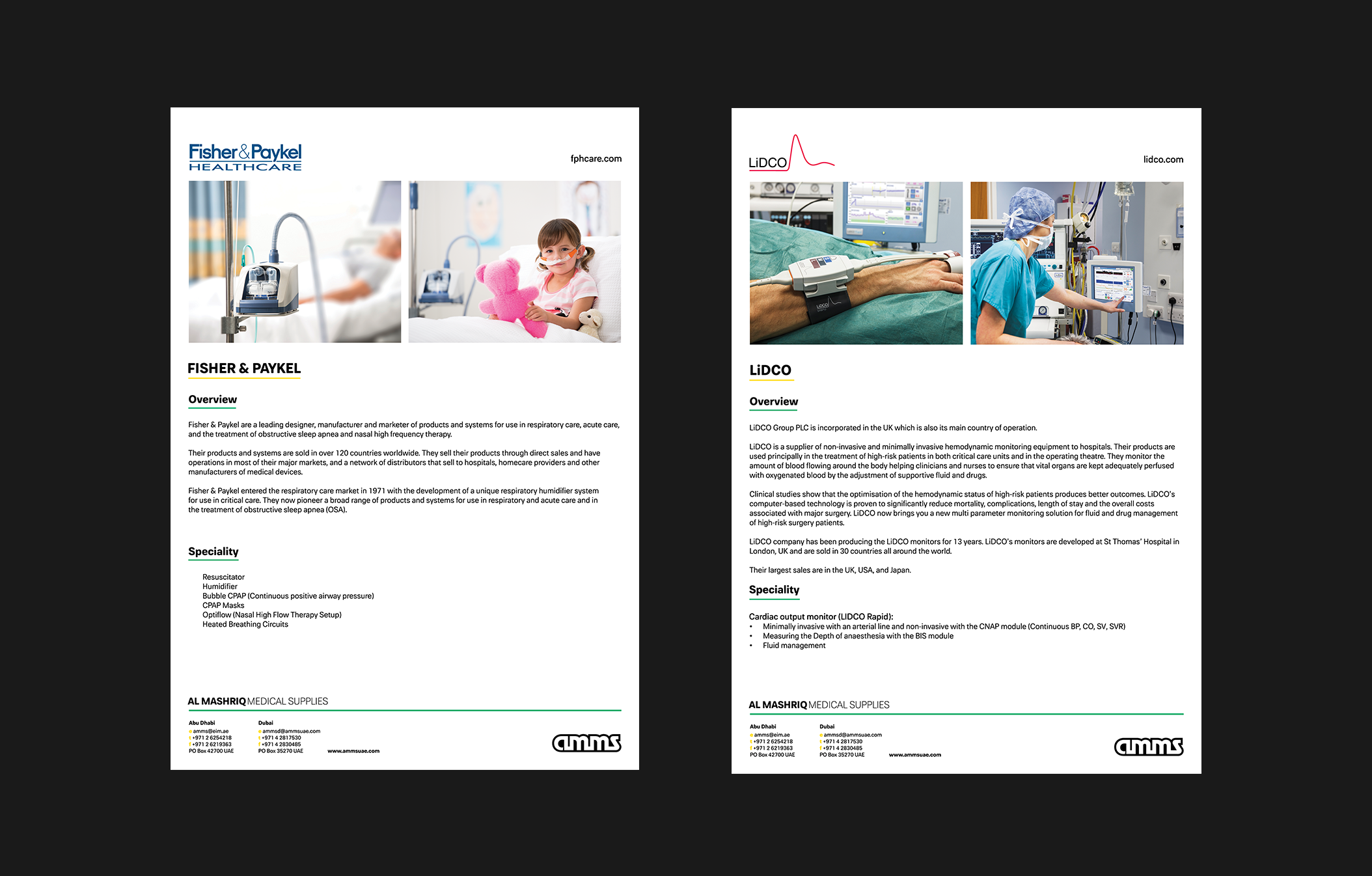 Al Mashriq Medical Supplies — Sarah Fasih