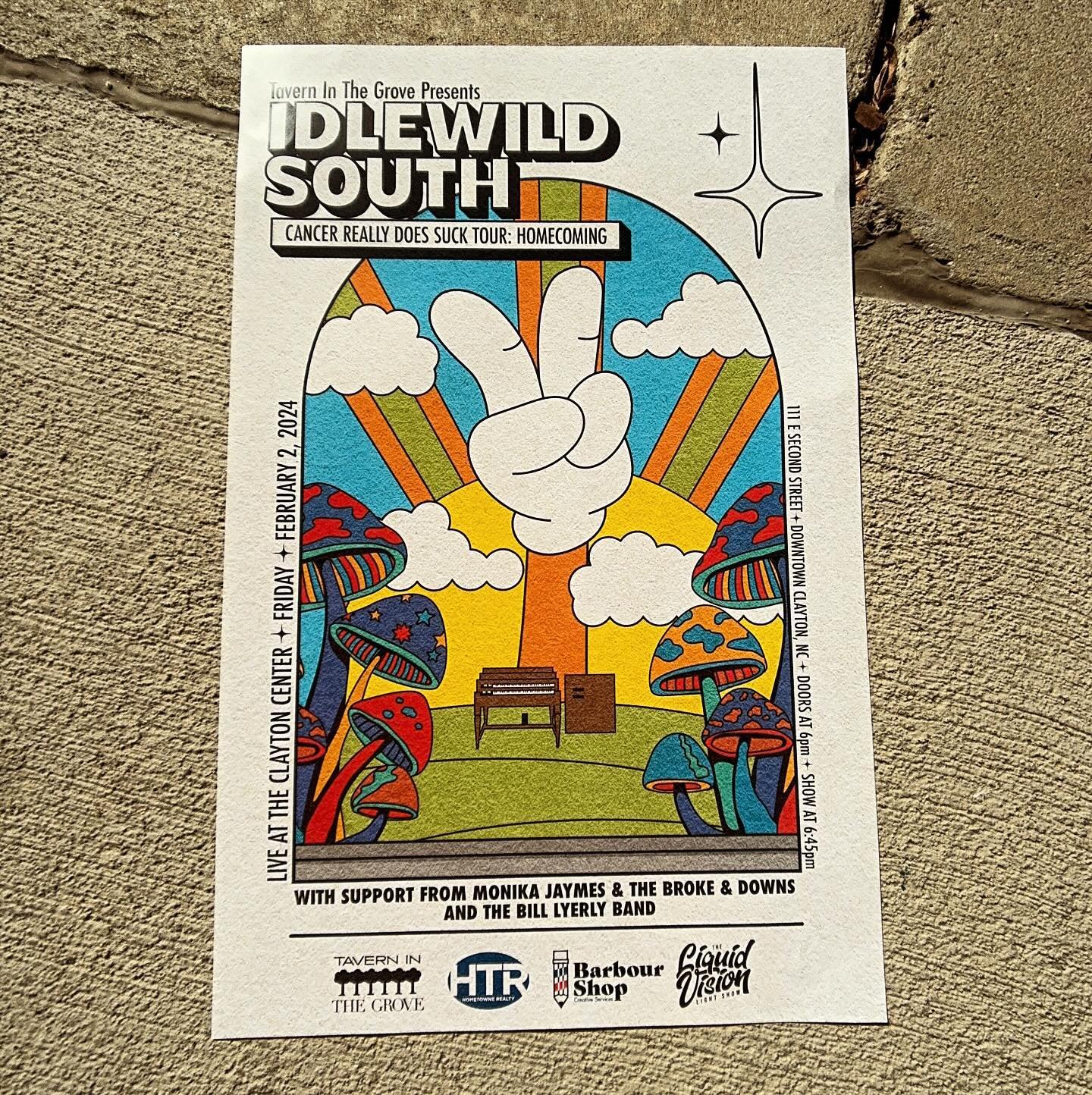 Absolutely thrilled to be part of this meaningful event in our hometown! 🌟 Join us on Friday, February 2nd, at The Clayton Center for an unforgettable night of southern blues and fun. Idlewild South, the greatest Allman Bros. tribute band in the wor