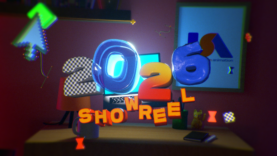 New Showreel Intro with Blender 3D