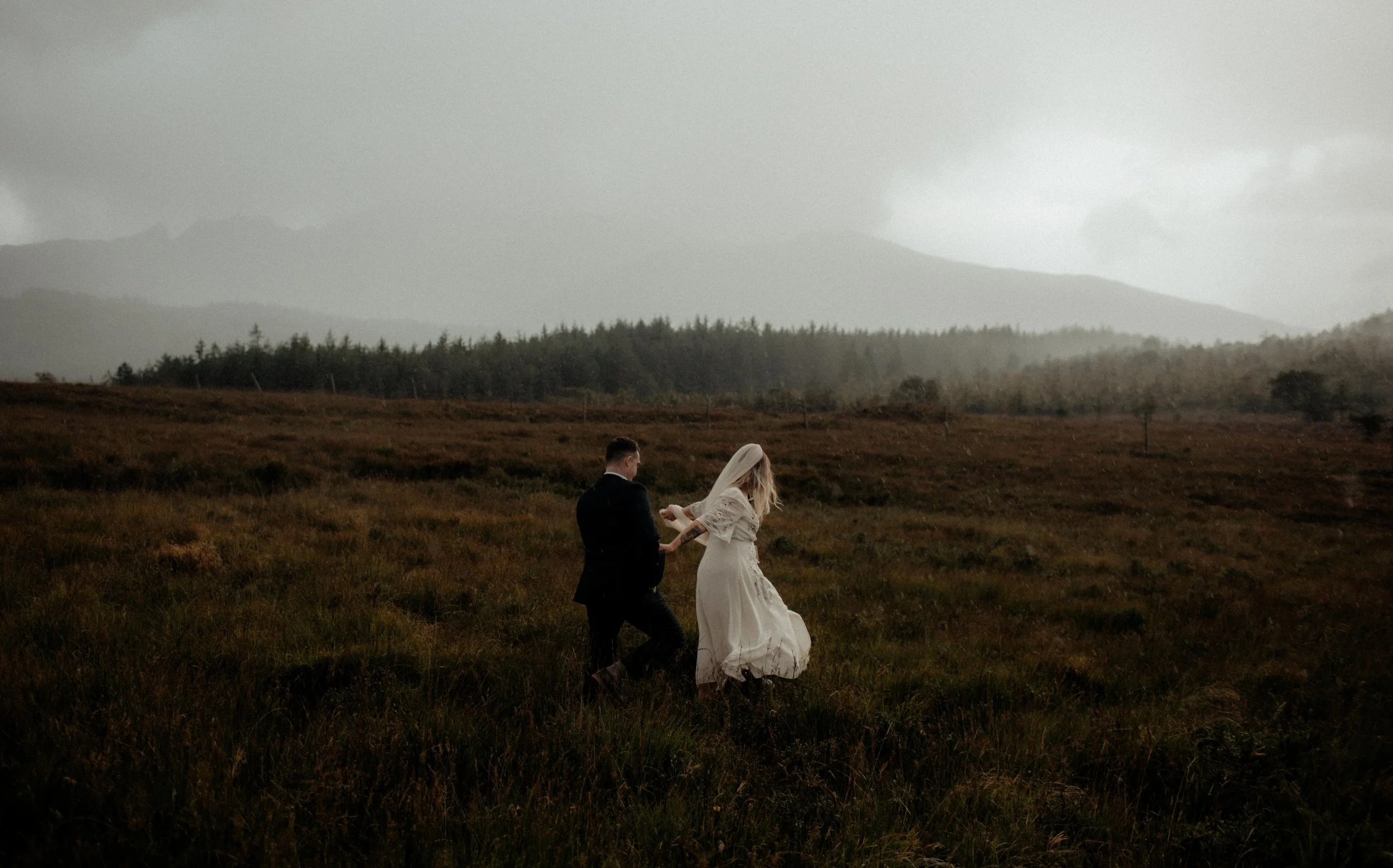 In the shadow of mountains