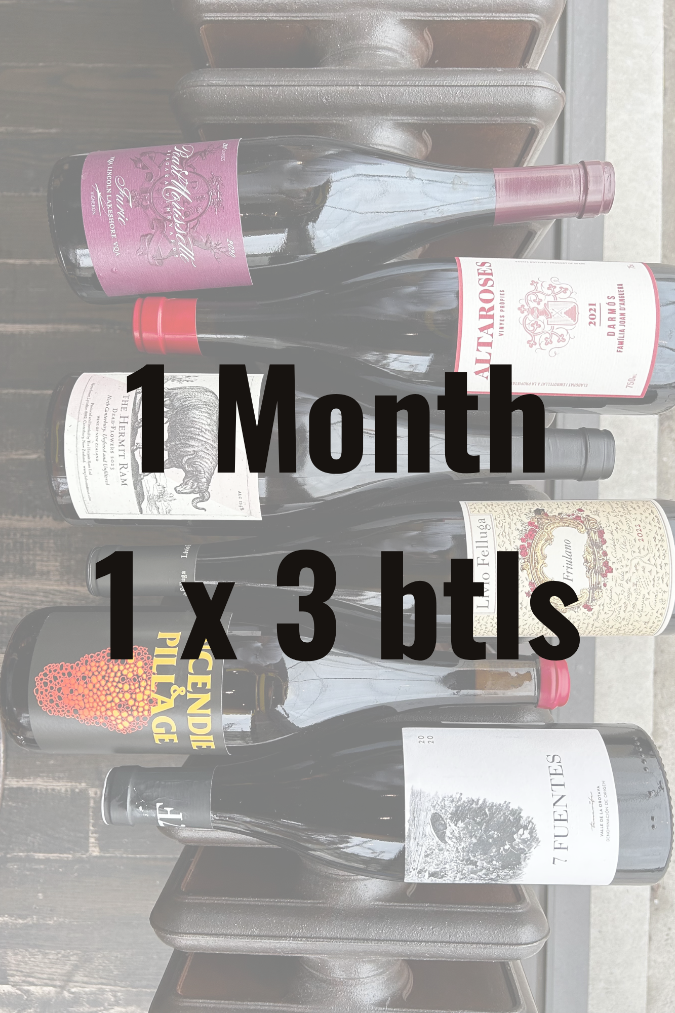 Bi-Monthly Wine Club - Try 1 Month                    (1x 3-pack)