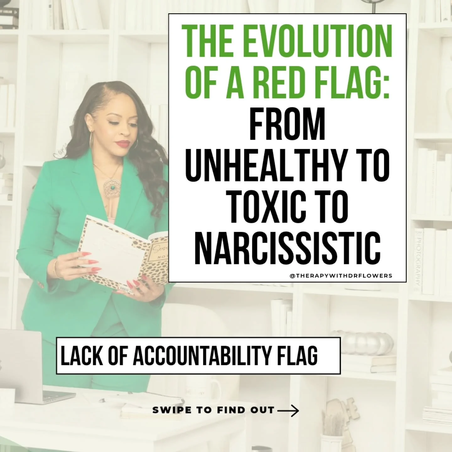 Red flags rarely start loud. They start subtle, familiar, almost easy to ignore. 👀
This carousel walks you through how a single behavior can shift from unhealthy to toxic to narcissistic before you even realize the pattern is forming. 🔍
If you want