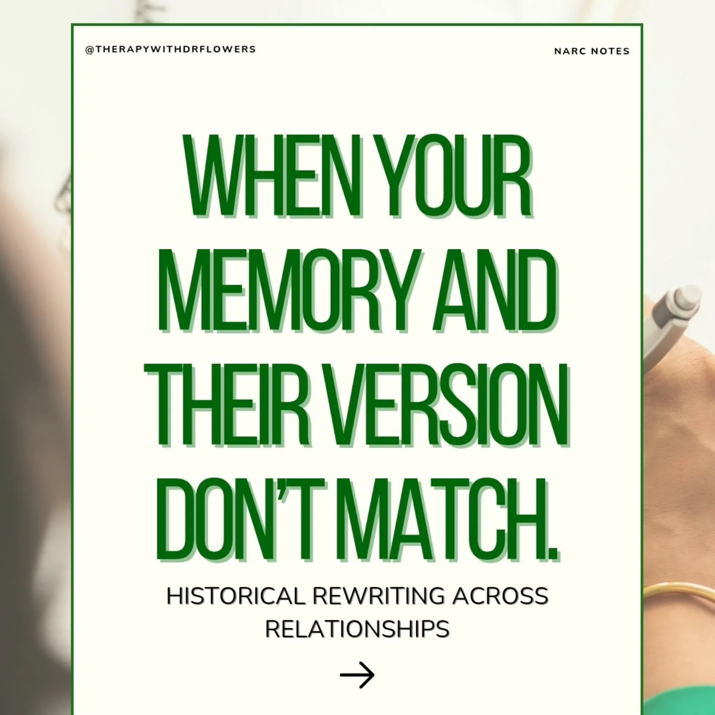 Ever walked away from a conversation thinking, &ldquo;Wait&hellip; that&rsquo;s not how that happened?&rdquo; 🤔

That internal confusion is often the first sign of historical rewriting.
In narcissistic relationships and emotionally manipulative dyna