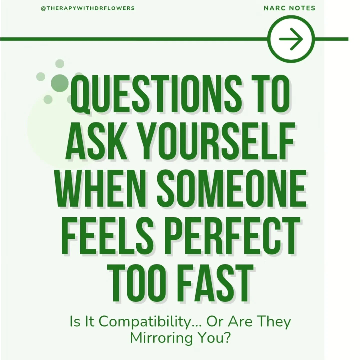 One reason narcissistic abuse can be so confusing is because it often starts with feeling deeply seen, understood, and connected. 🫶🏽

That's exactly why mirroring works.

The connection feels real.
The intensity feels special.
The chemistry feels u