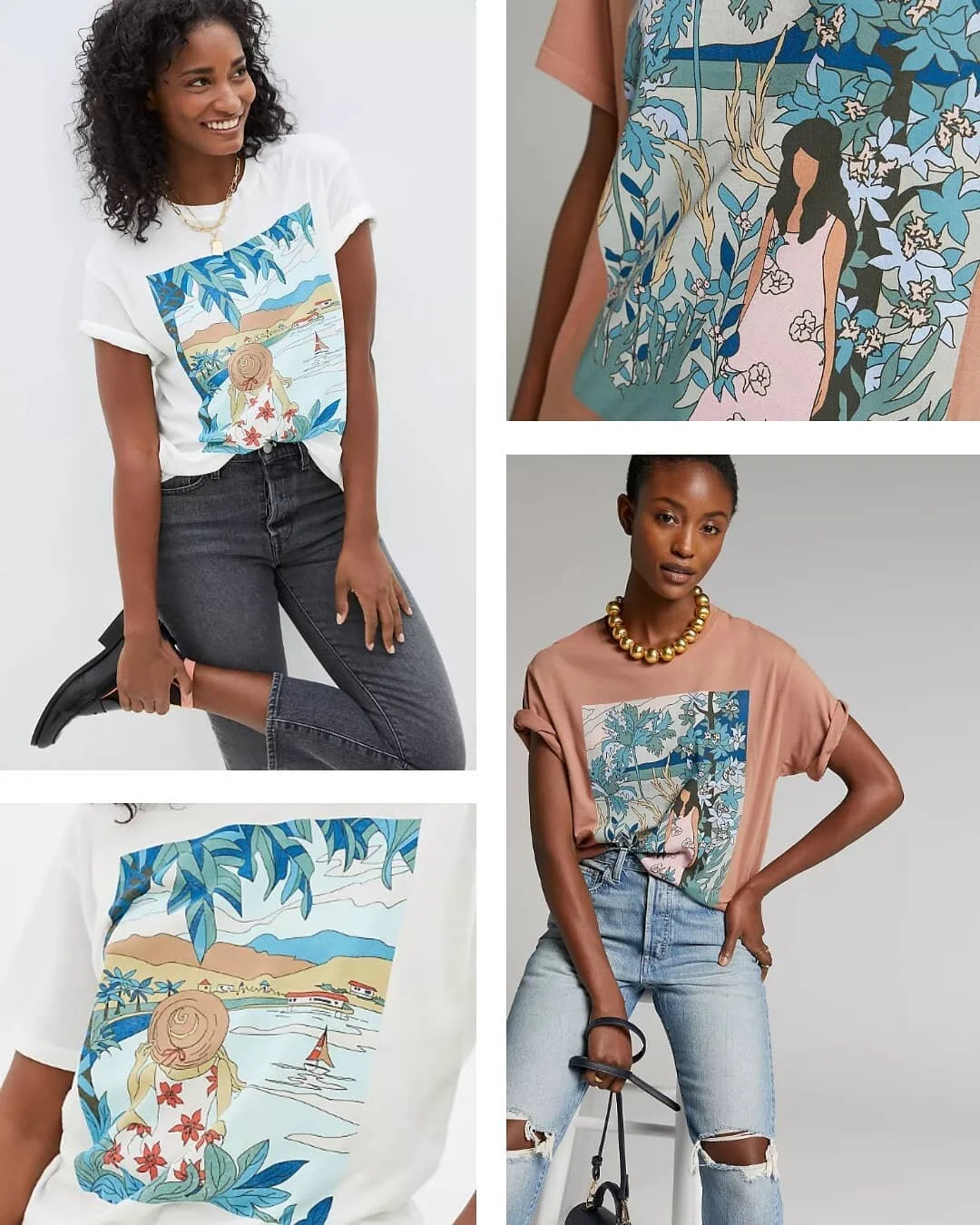 New LetLuv In the Trees tees at @anthropologie