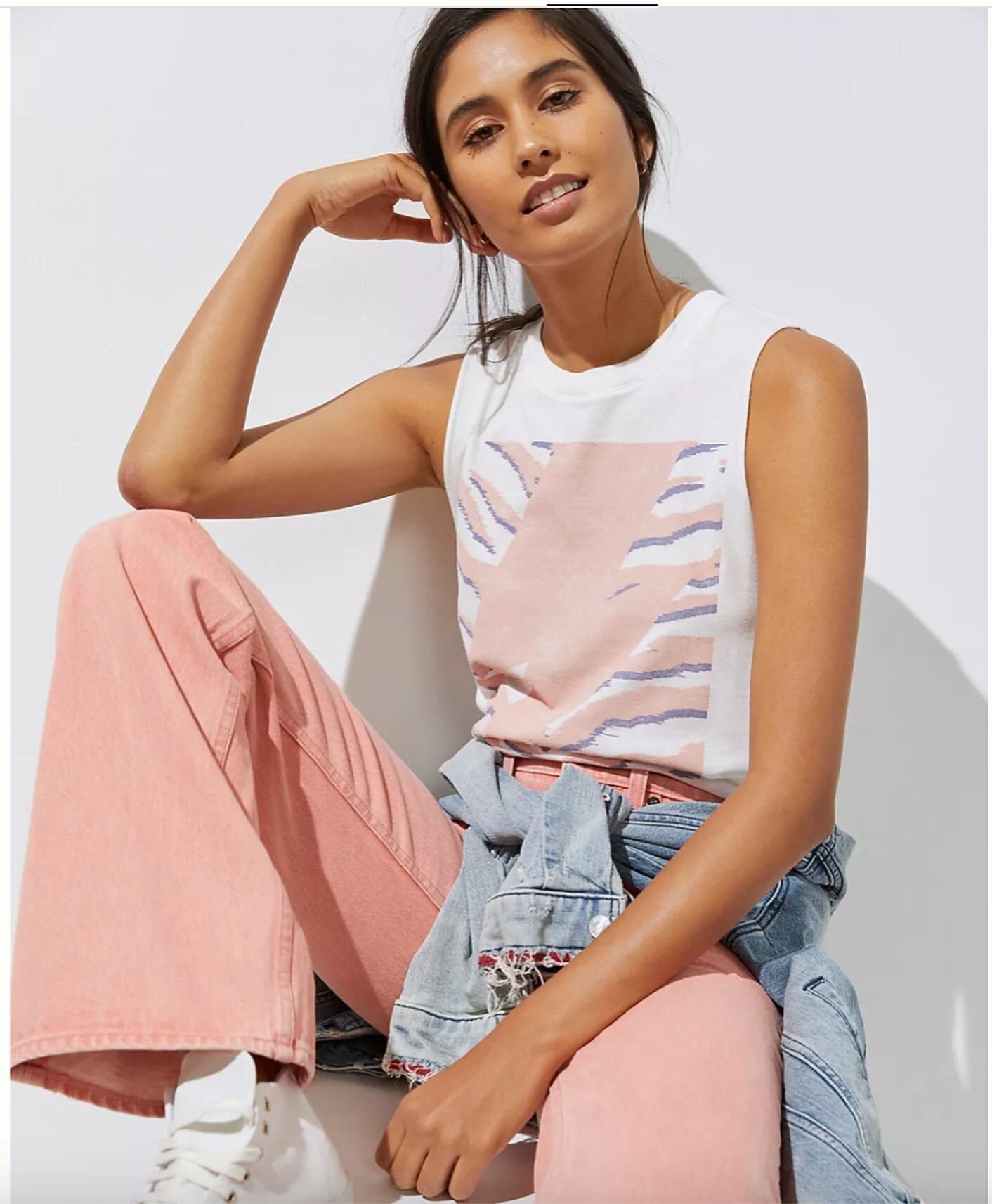 BOLT graphic tank @anthropologie #bolt #animal #summertanks #graphictanks #casualstyle