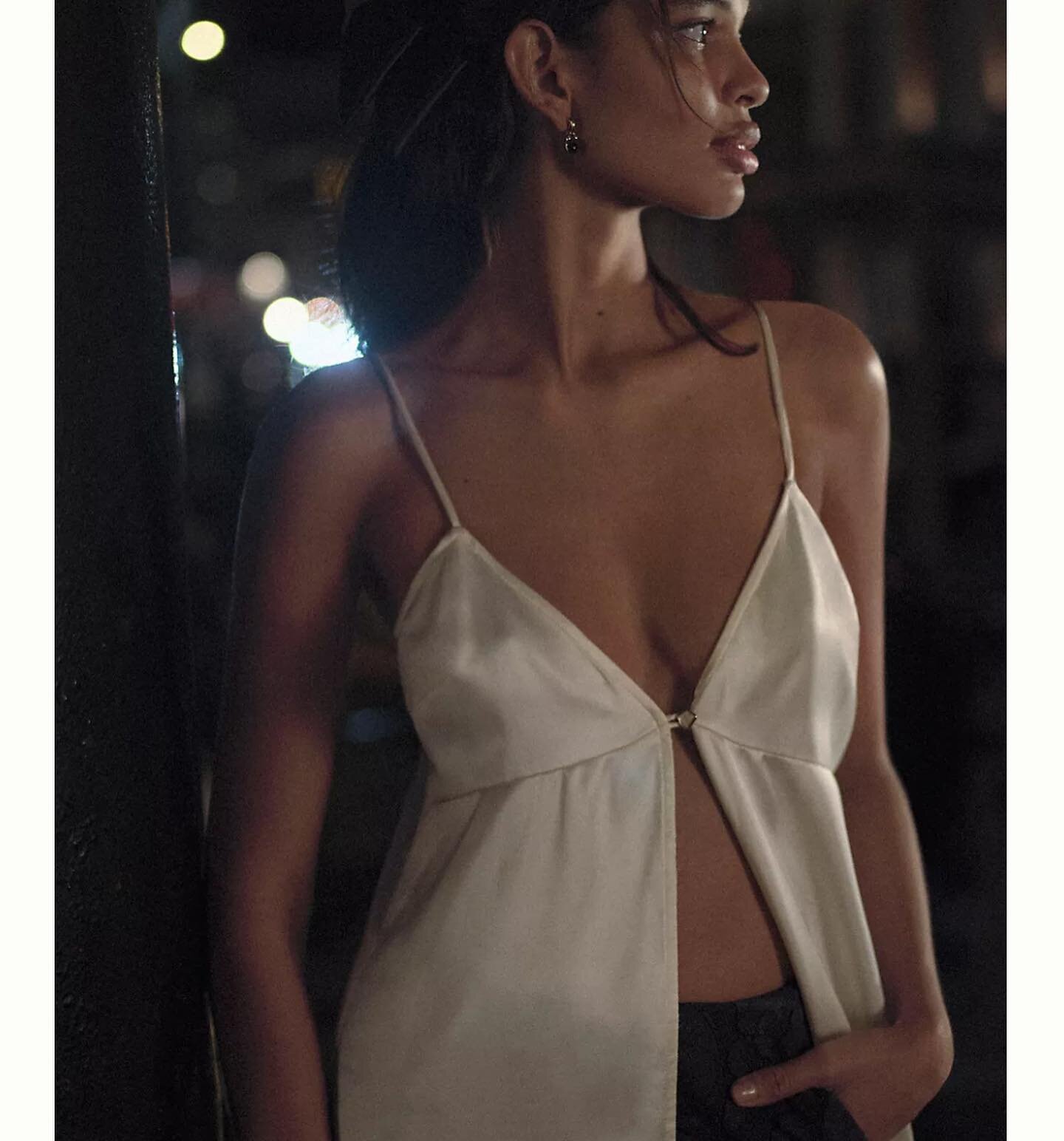 4SI3NNA Maxi Cami @anthropologie #maxi #cami #silk #lingerieinspired #datenight