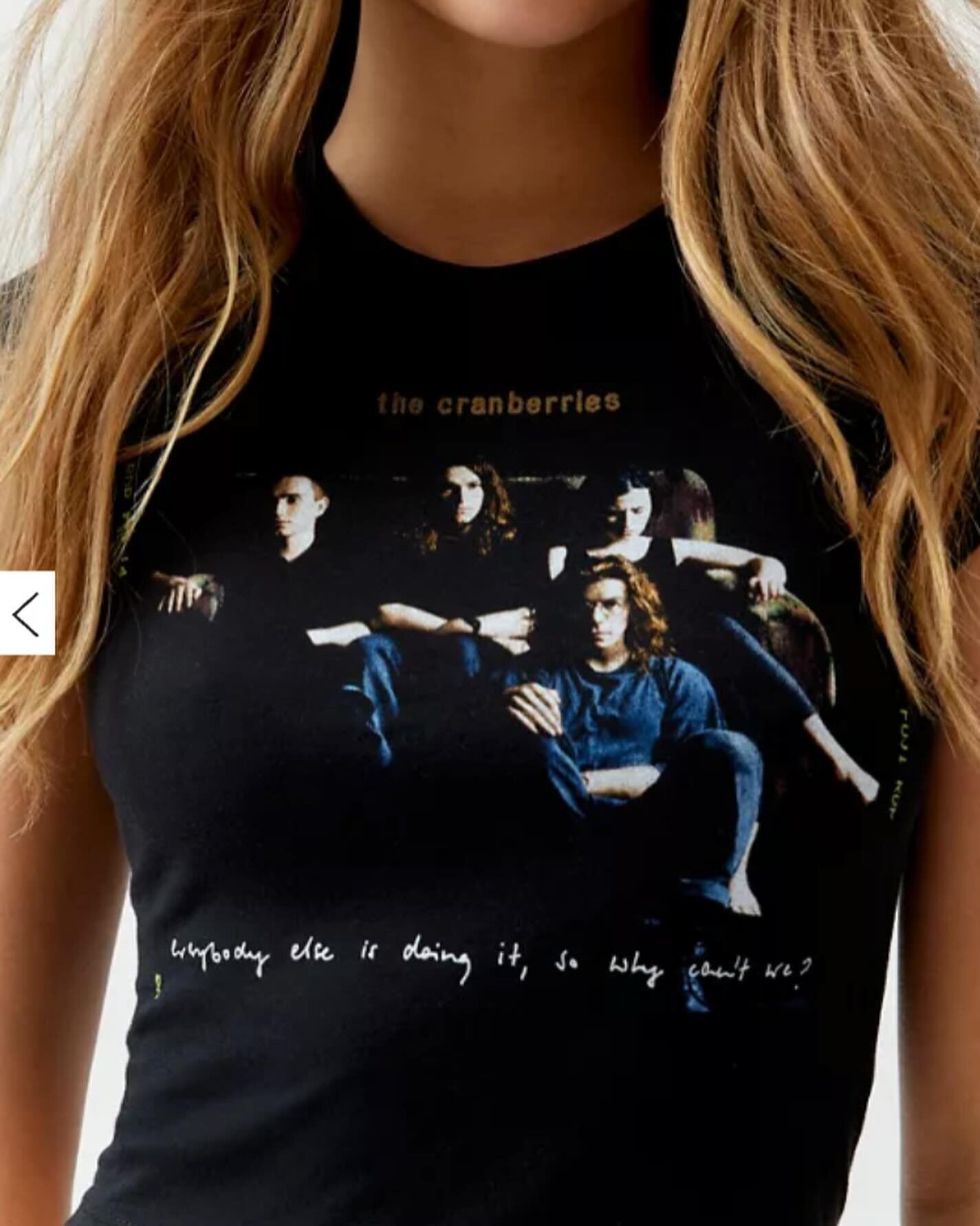 The Cranberries baby tee @urbanoutfitters already SOLD OUT 🔥🔥🔥 #Thecranberries #babytee #alternative #bandtee