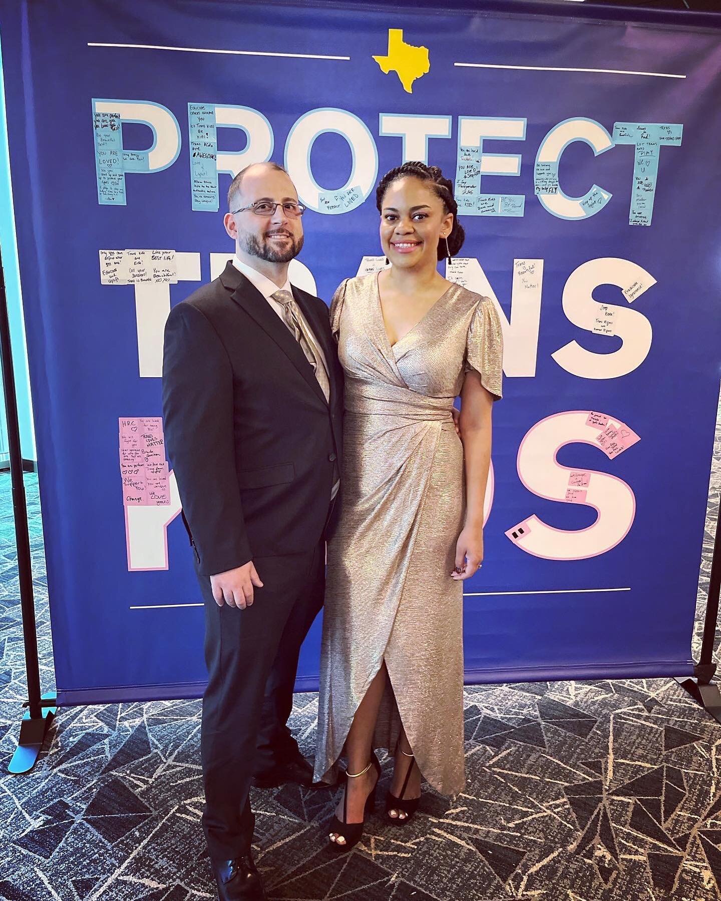 Protect Trans Kids.

Yesterday, I attended the @humanrightscampaign gala in #Austin to support an amazing community. I&rsquo;m fortunate to work at a company awarded one of the Best Places to Work for LGBTQ+ in #Austin&mdash;scoring a perfect score o