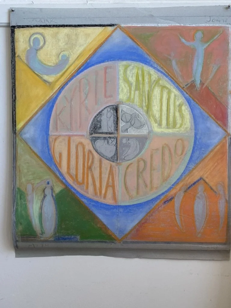 JESUS CHRIST: PASTEL STUDY.