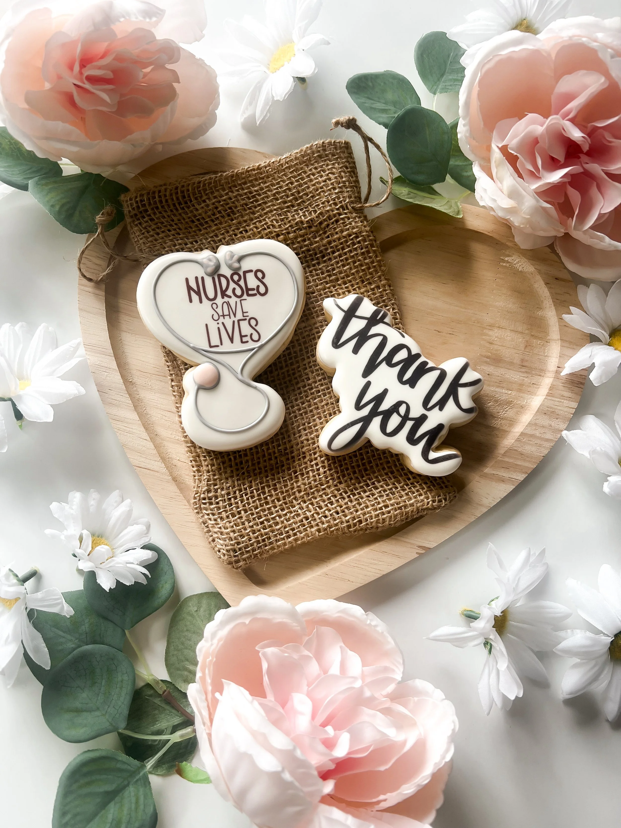 2 pc Nurse Stethoscope/Thank you Set
