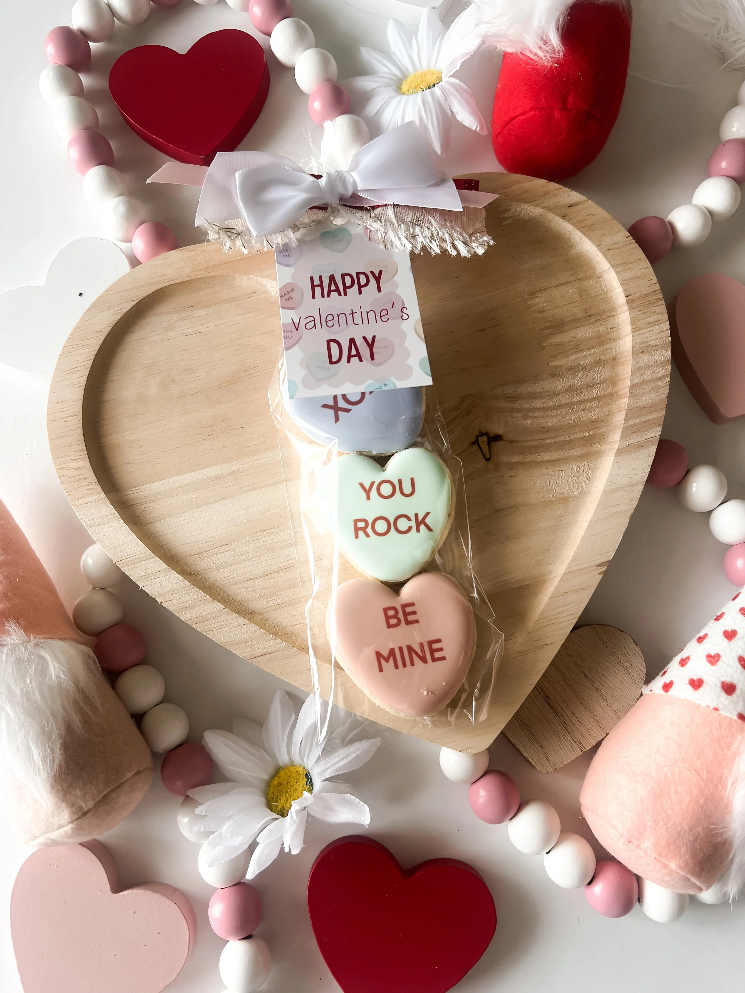 3pc mini conversation hearts