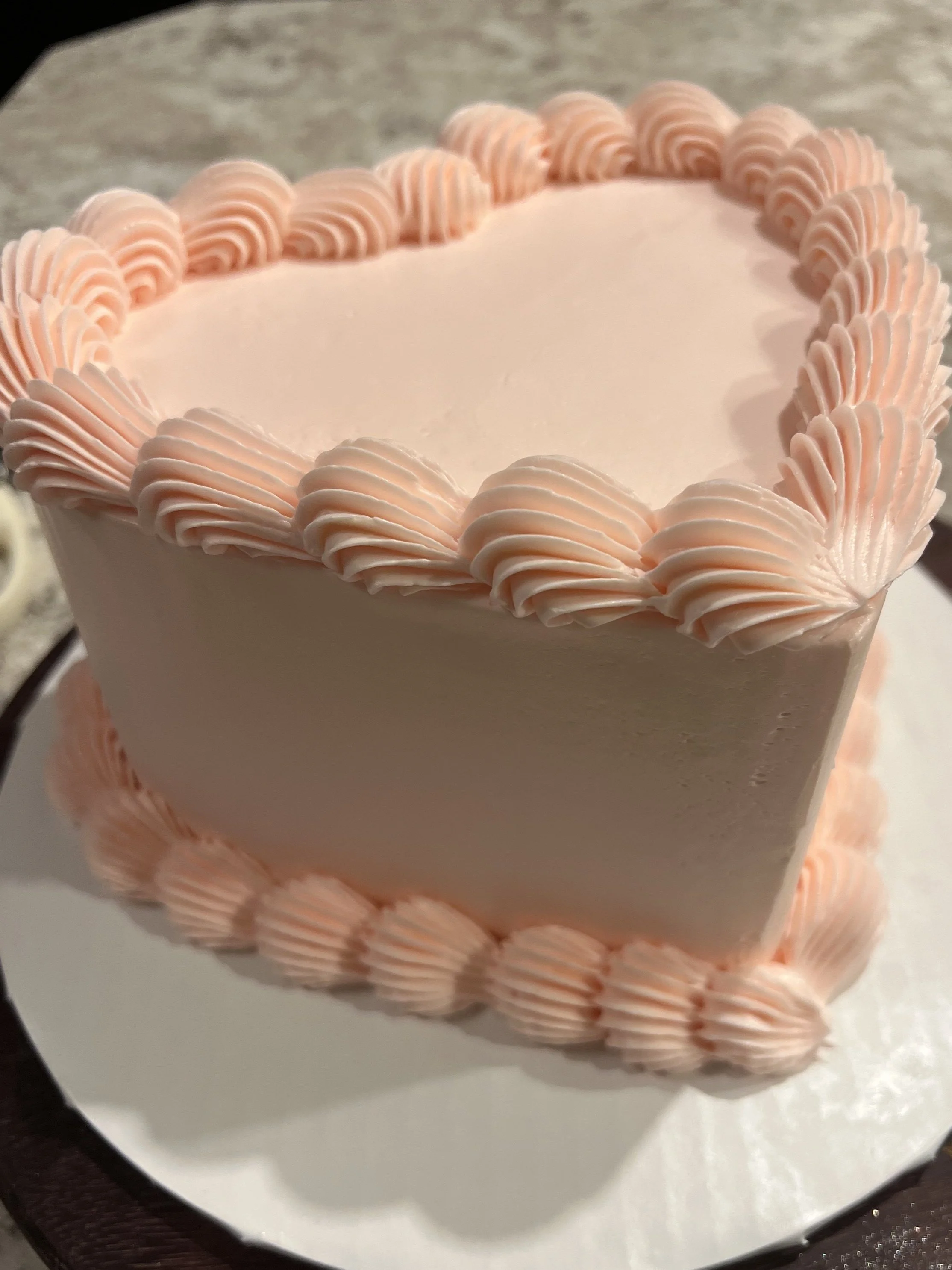 Mini Heart Shaped Cake