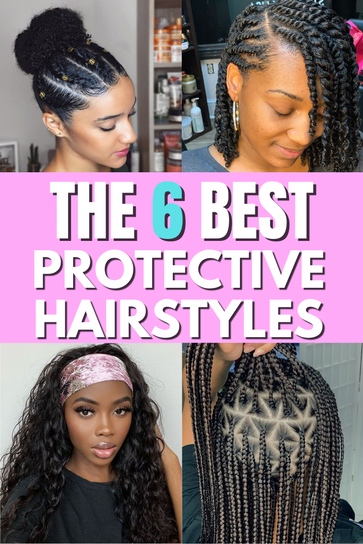 Easy Protective Natural Hair Styles | Natural Hair Growth 101 | Natural Hair  Growth 101