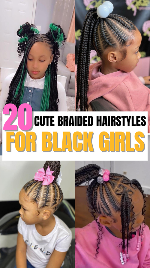 20 Cute Braided Hairstyles for Black Girls — The Peach Passport