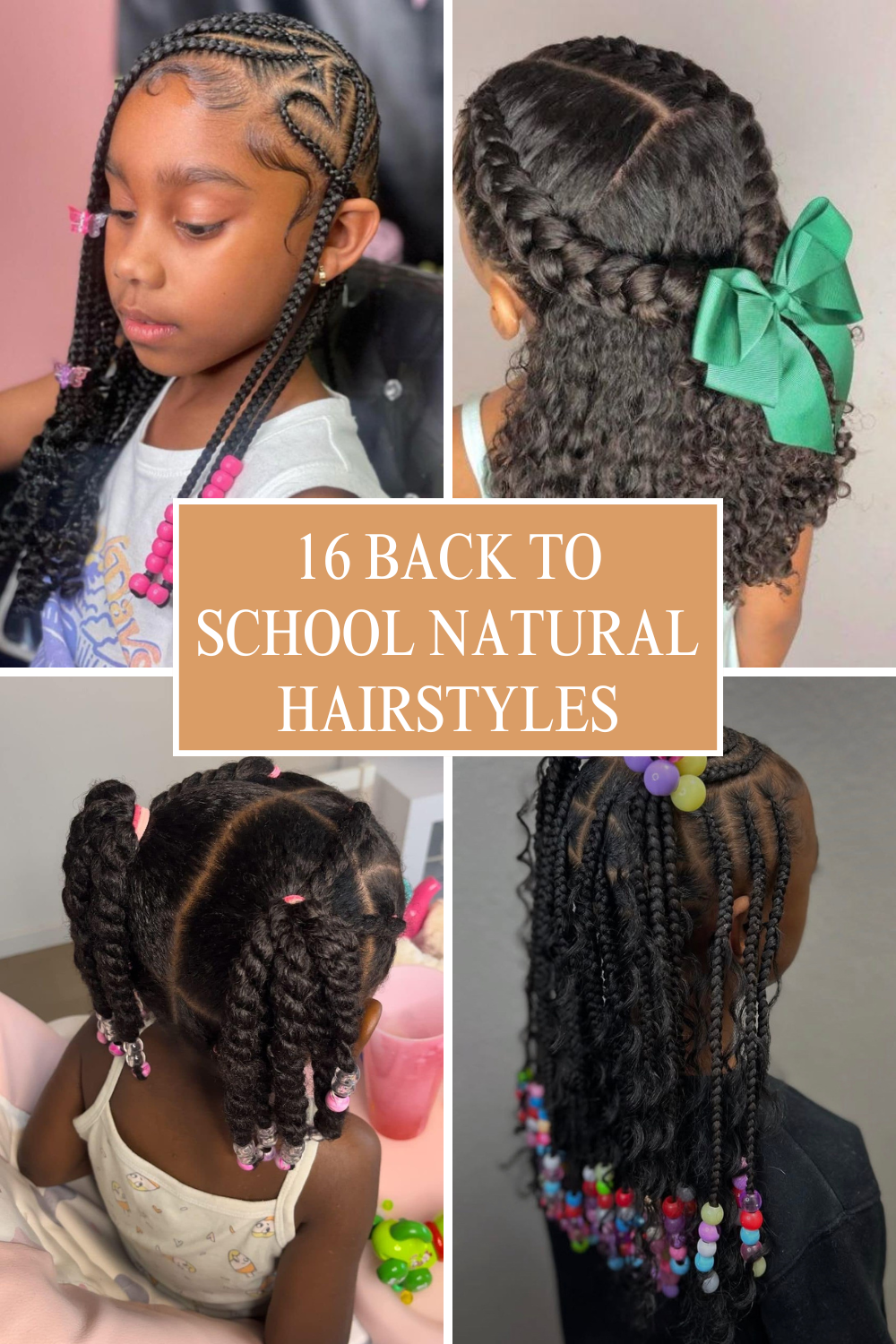 16 Back to School Natural Hairstyles